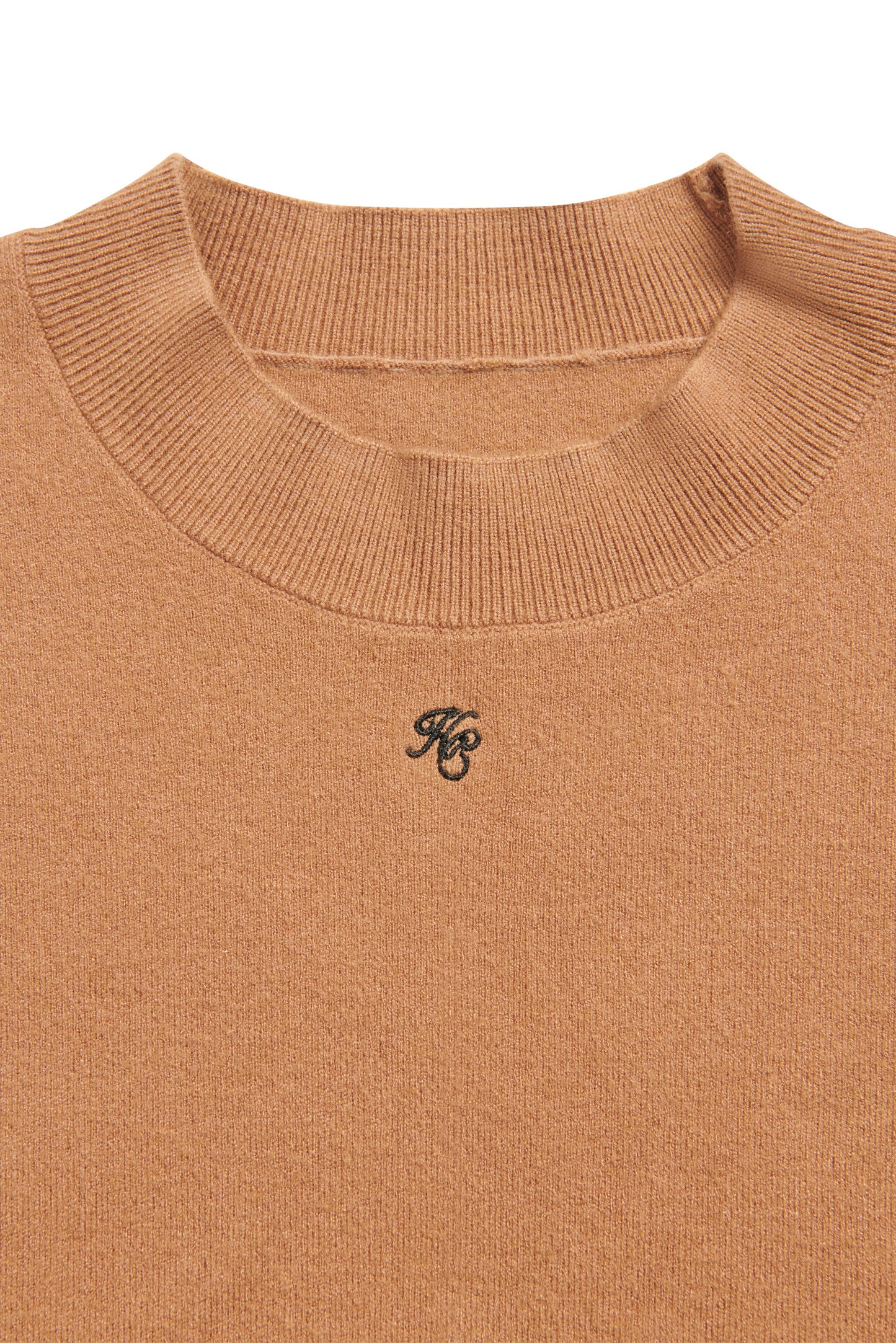 Maria Crew Neck Knit (Caramel)