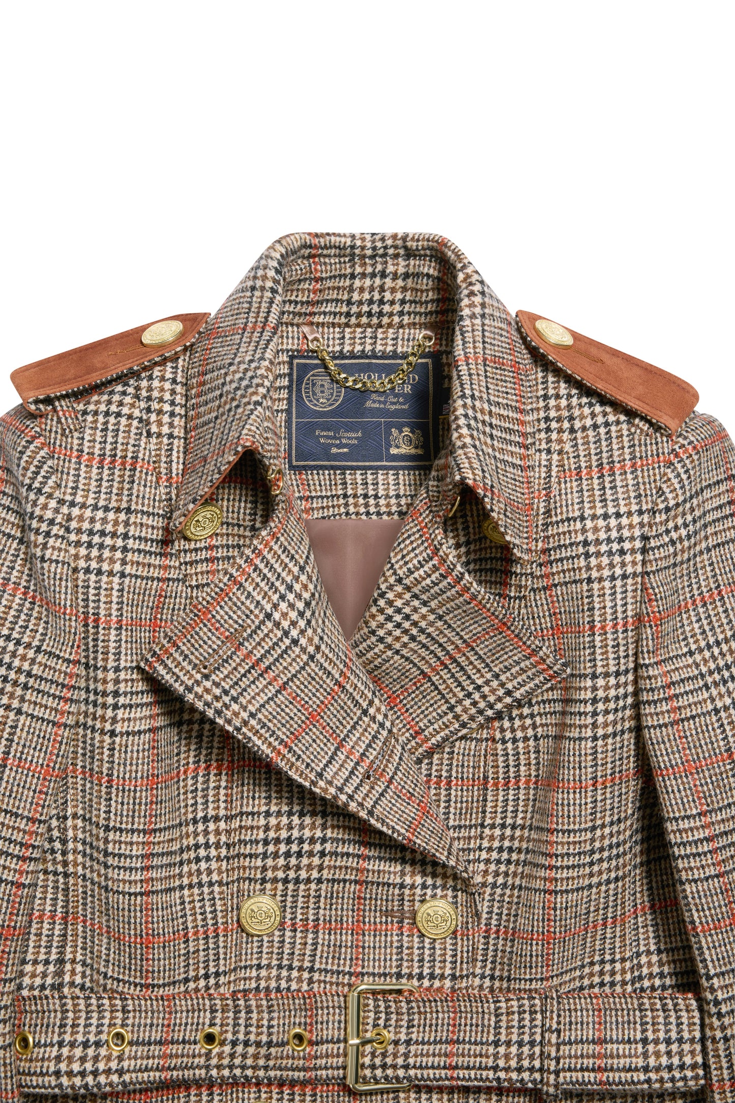 Marlborough Trench Coat (Orange Windsor)