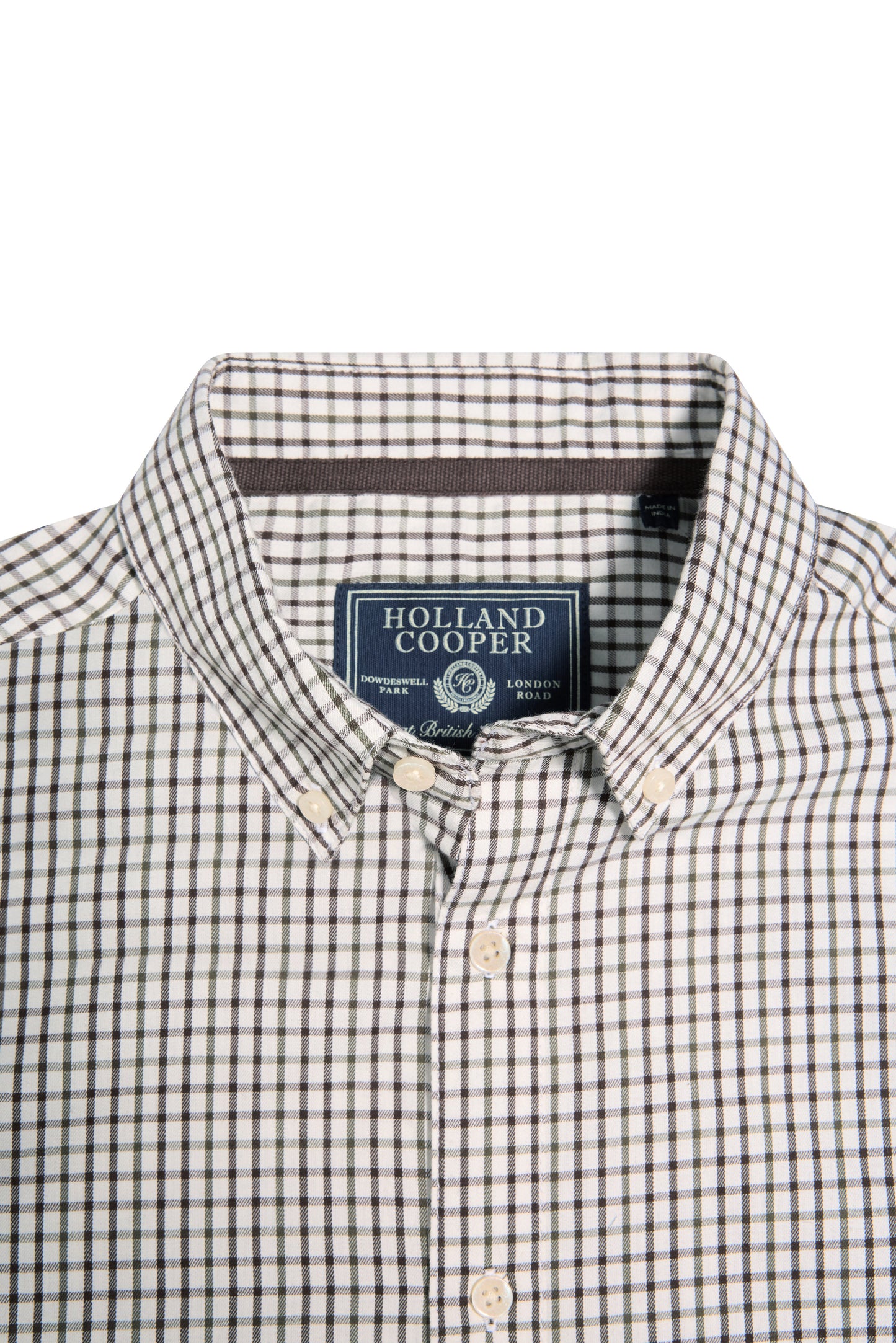 Men's Classic Woven Button Down Shirt (Cheltenham Check Green)