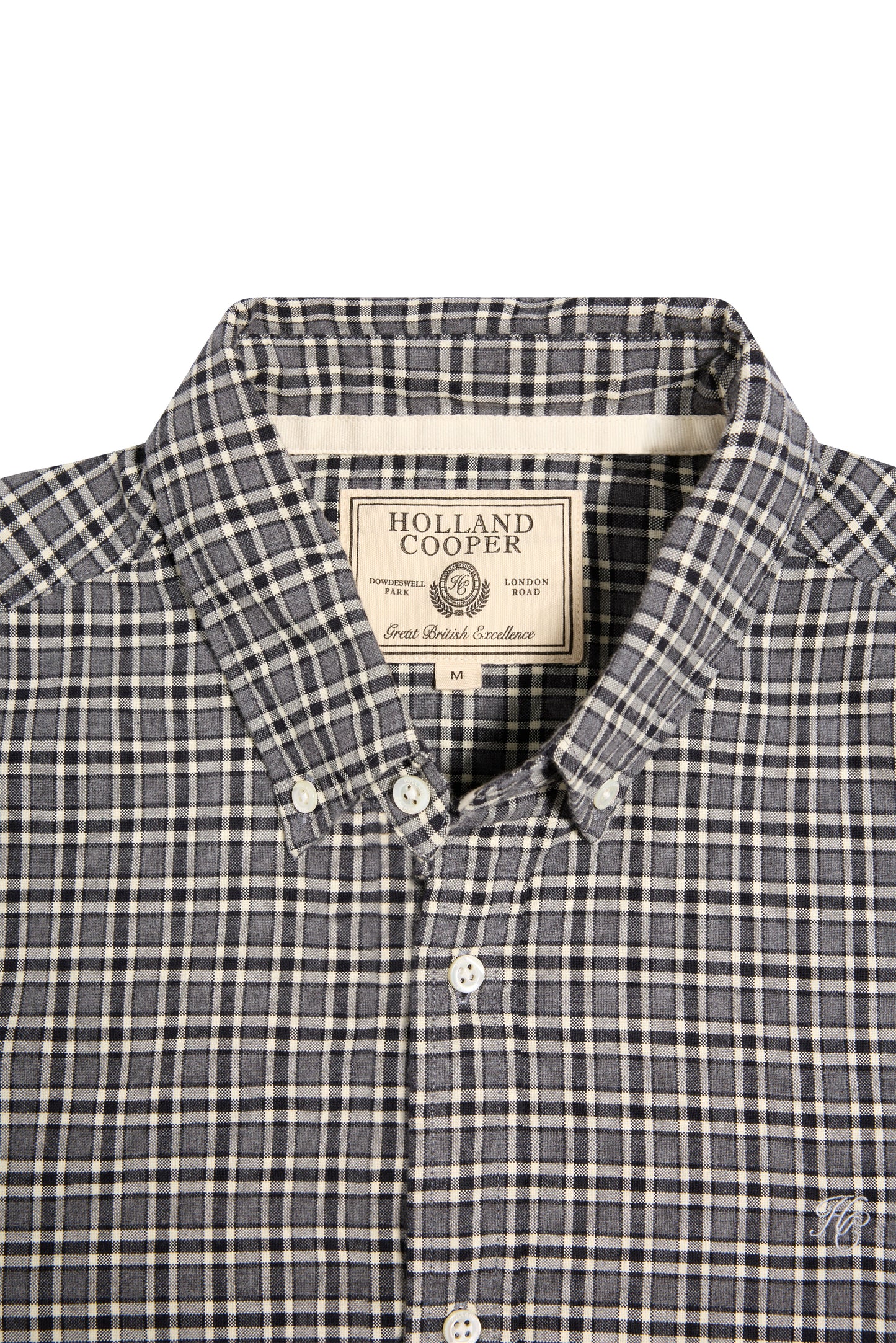 Men's Classic Woven Button Down Shirt (Copthorne Grey)