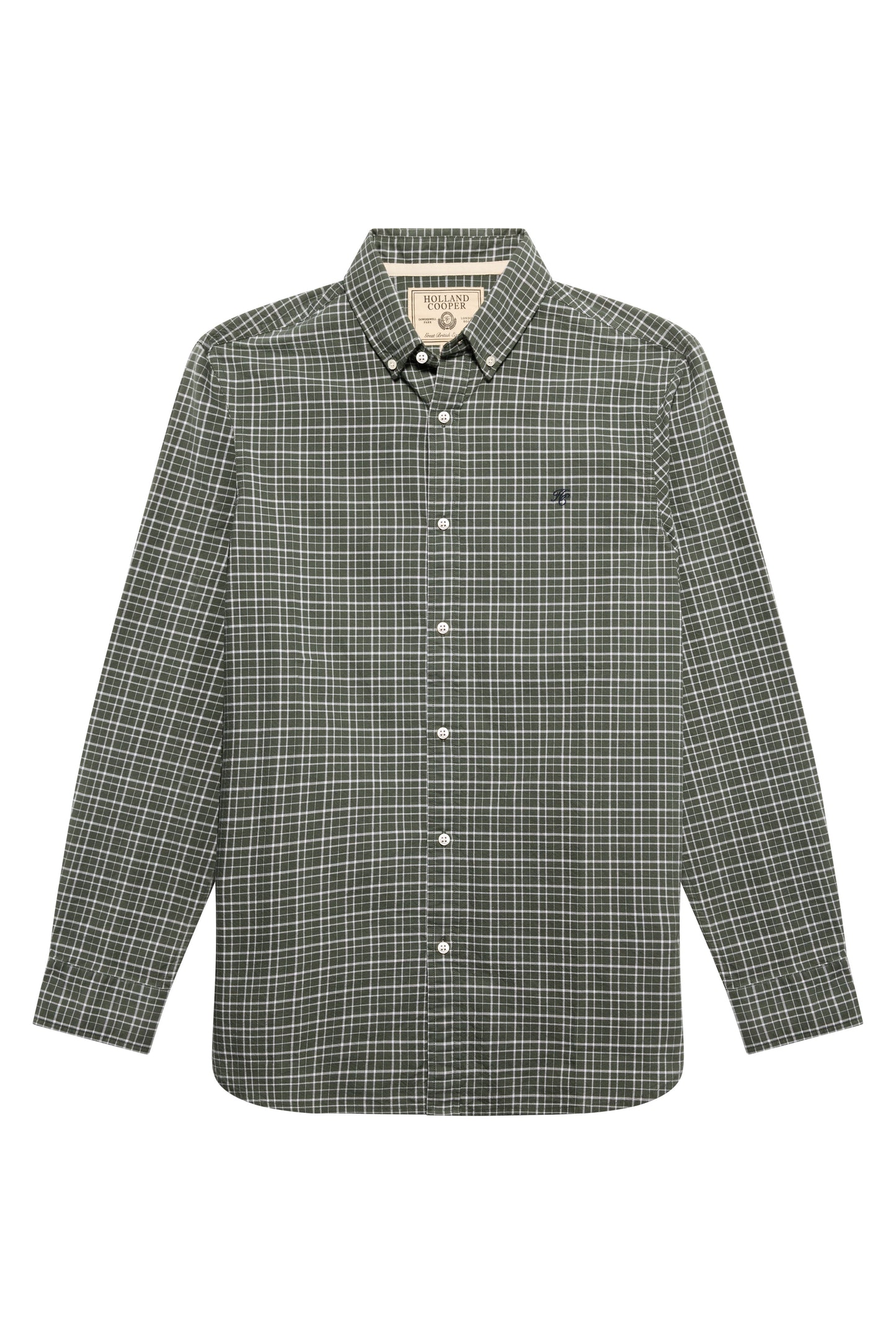 Men's Classic Woven Button Down Shirt (Henridge Emerald)