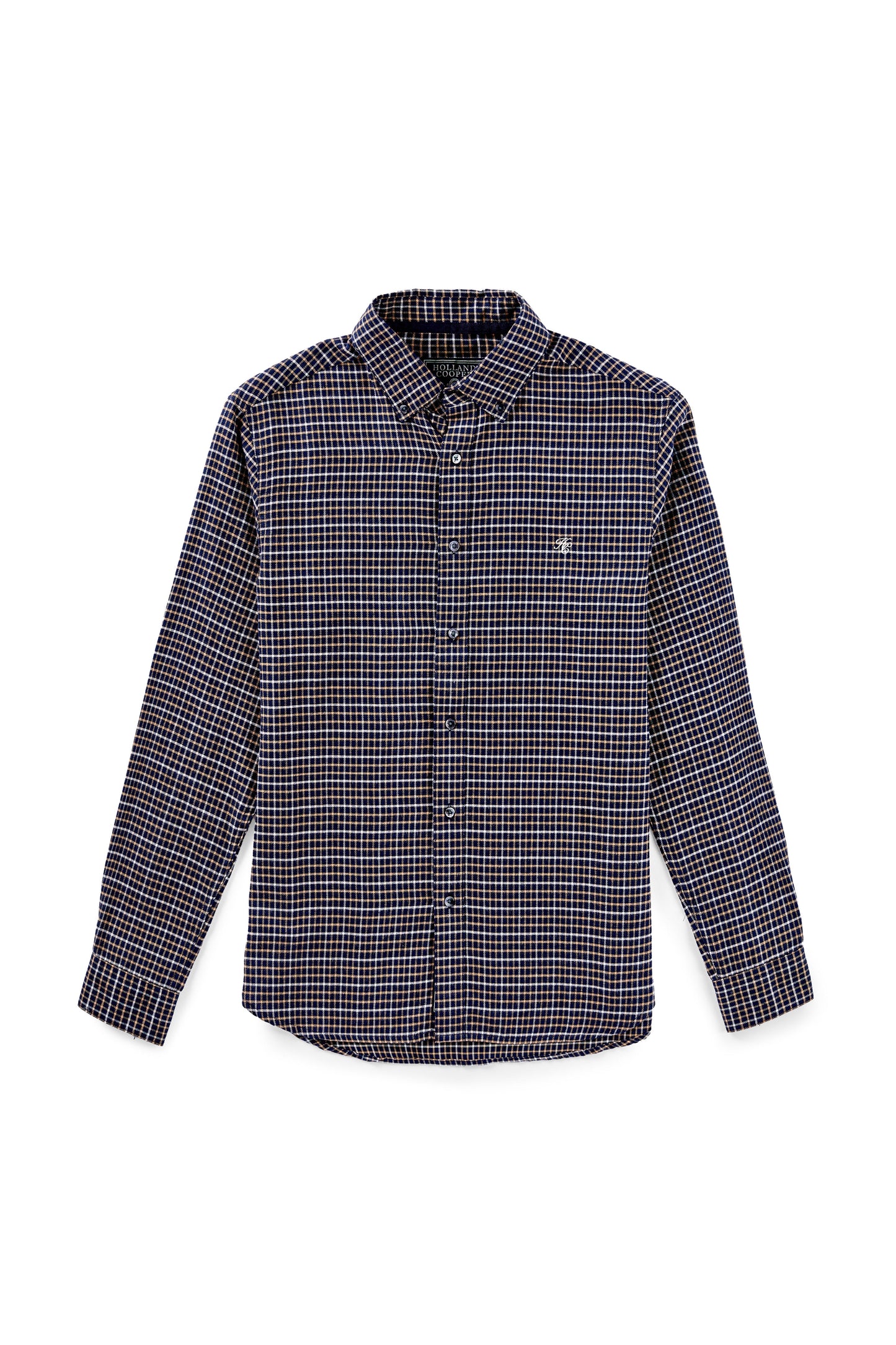 Classic Button Down Shirt (Cheltenham Navy Check)