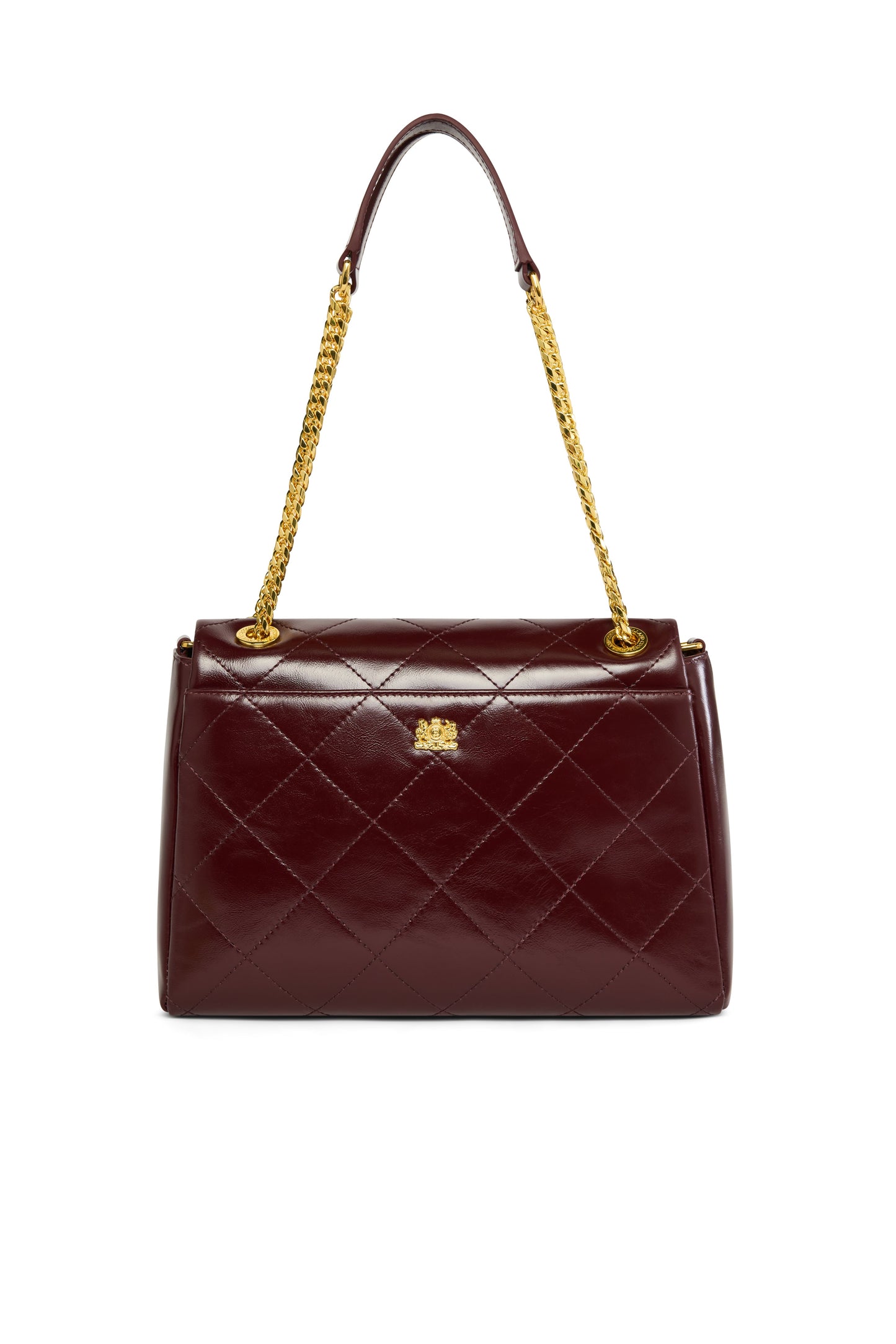 Milan Midi Shoulder Bag (Oxblood)