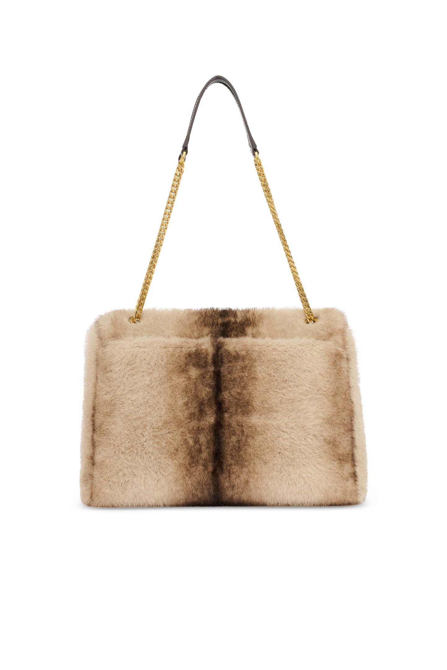 Milan Shoulder Bag (Mink Faux Fur)