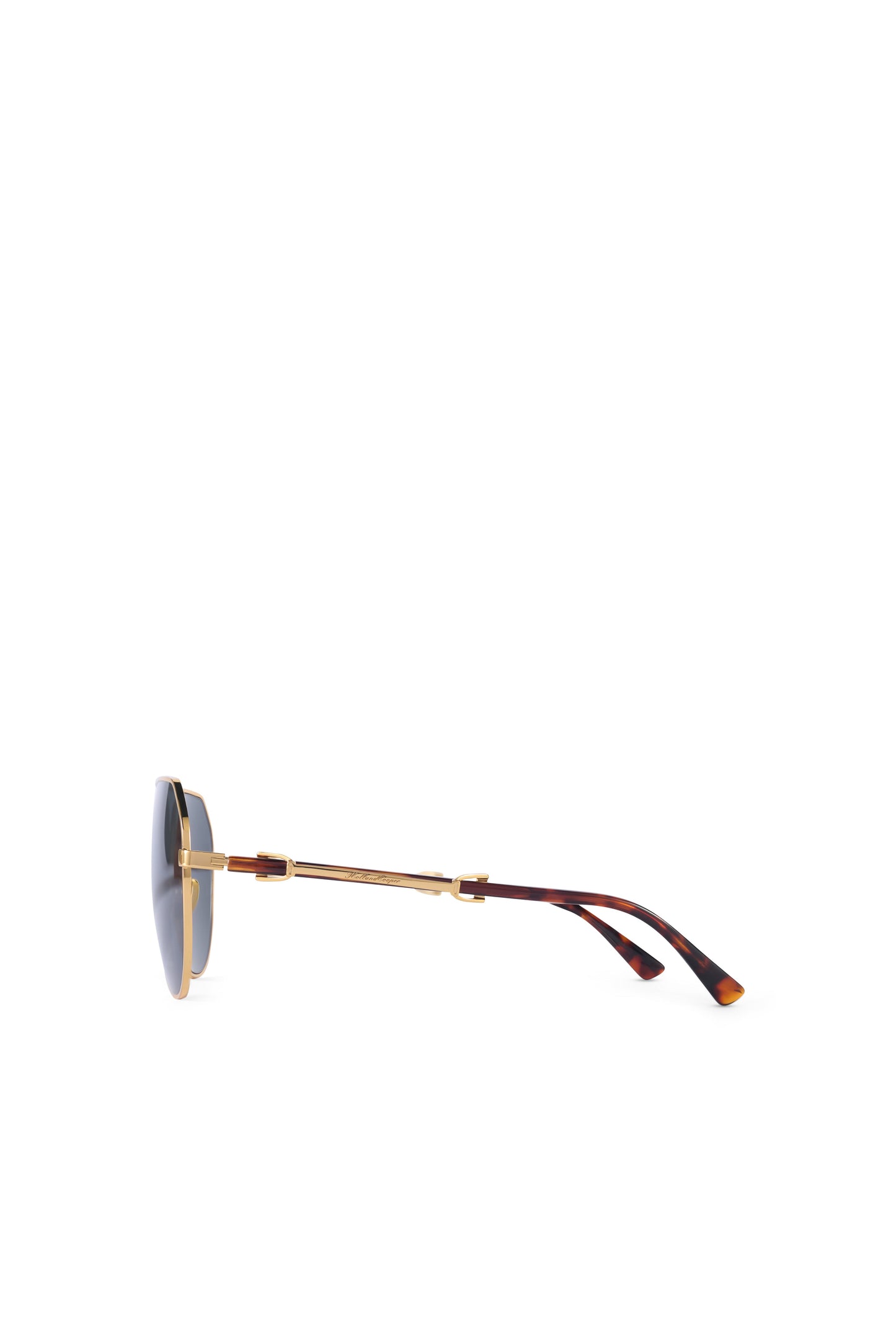 Milano Aviator Sunglasses (Gold)