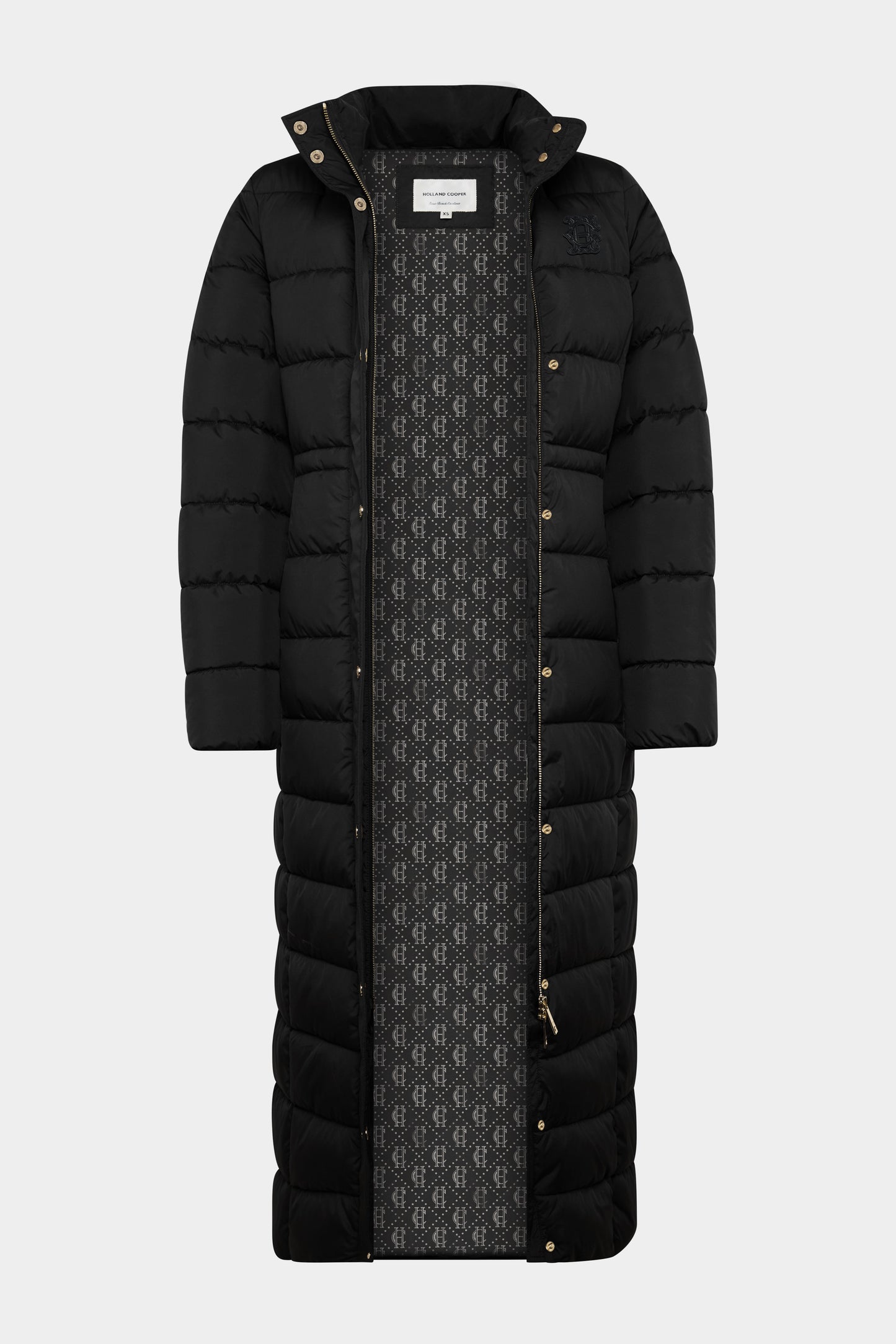 Milton Longline Coat (Black)