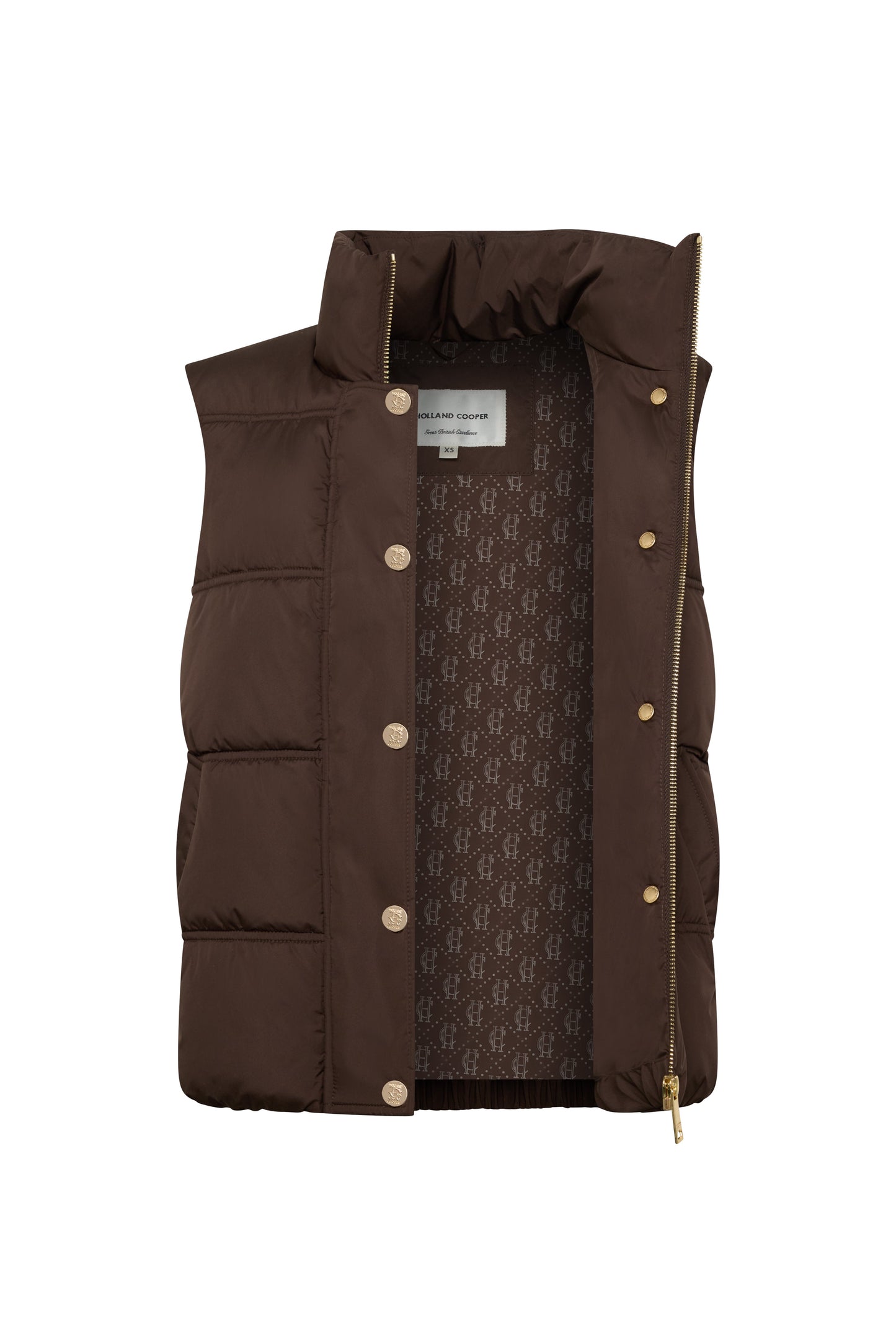Milton Padded Gilet (Chocolate)