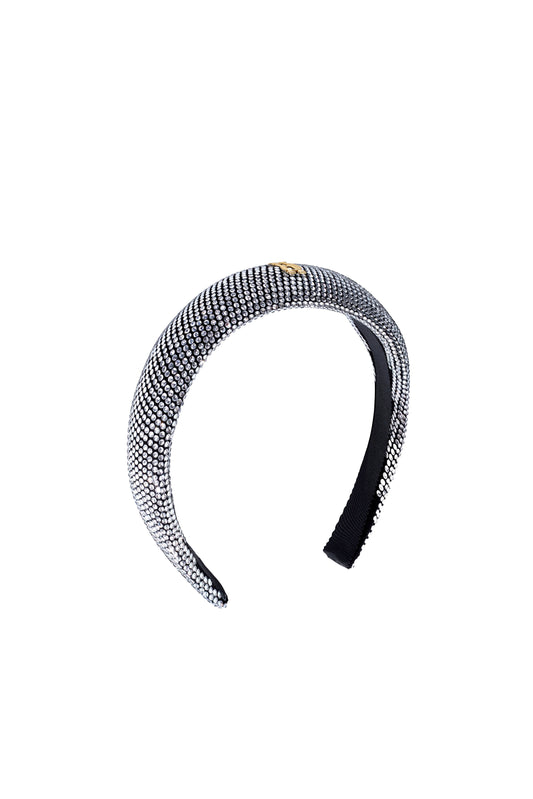 Narrow Headband (Silver Crystal)