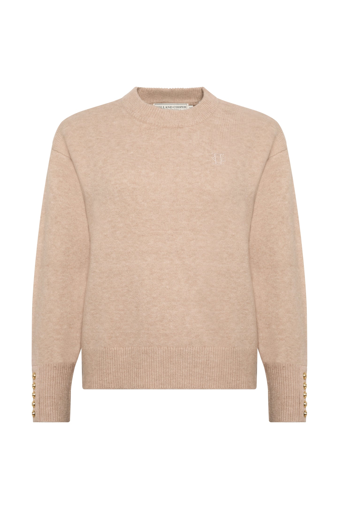 Nina Crew Neck Knit (Toffee Marl)