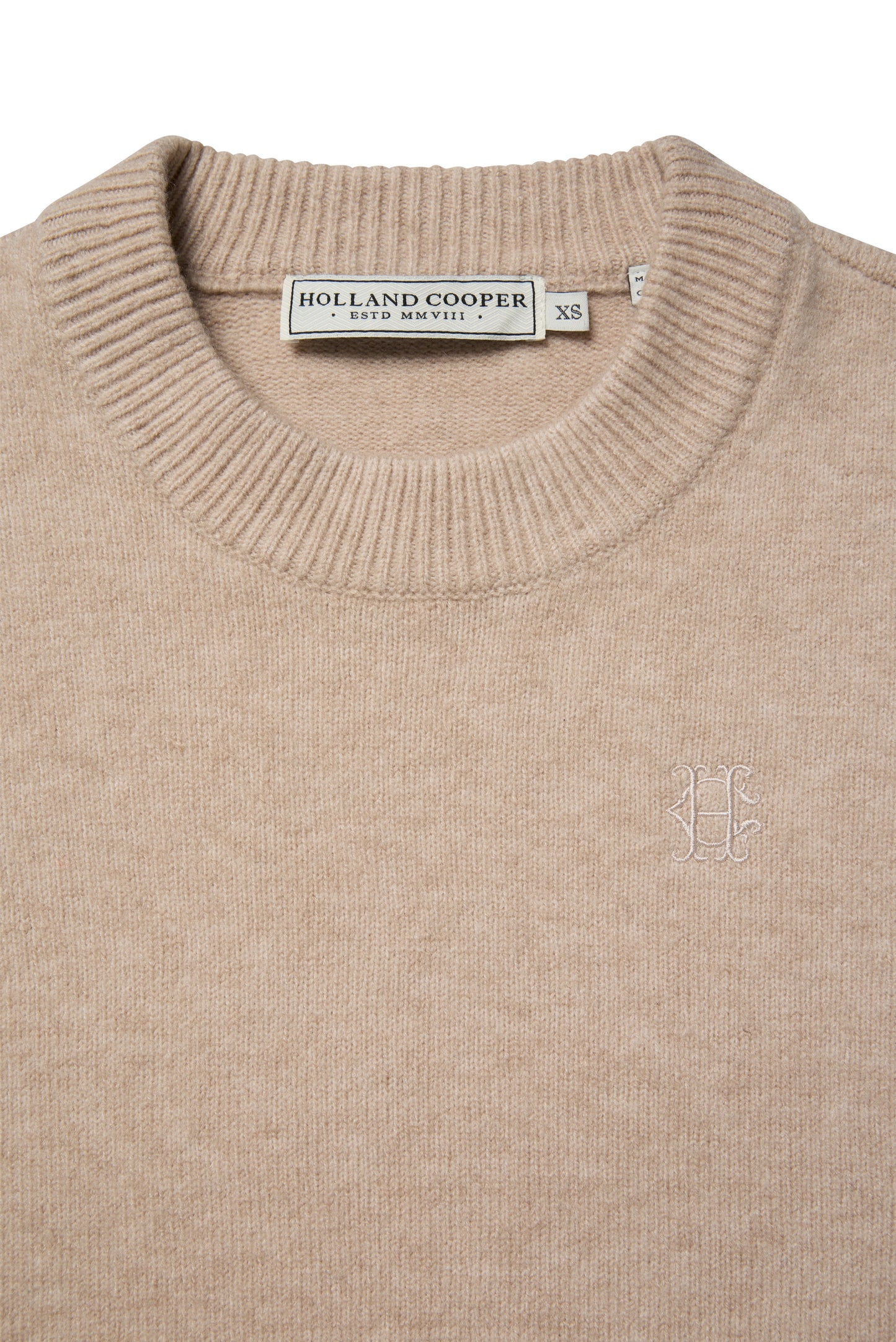 Nina Crew Neck Knit (Toffee Marl)