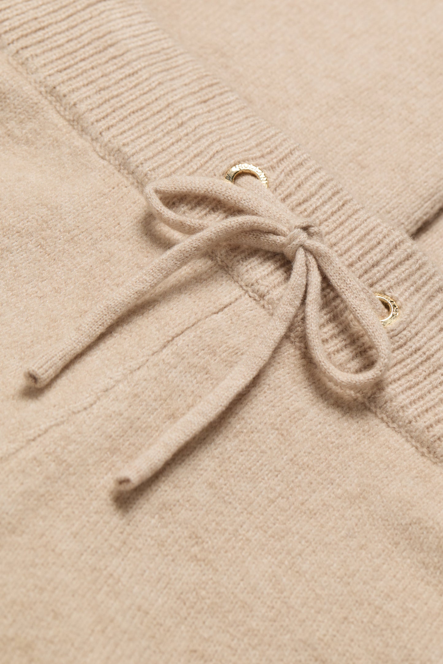 Nina Knitted Wide Leg Pant (Toffee Marl)