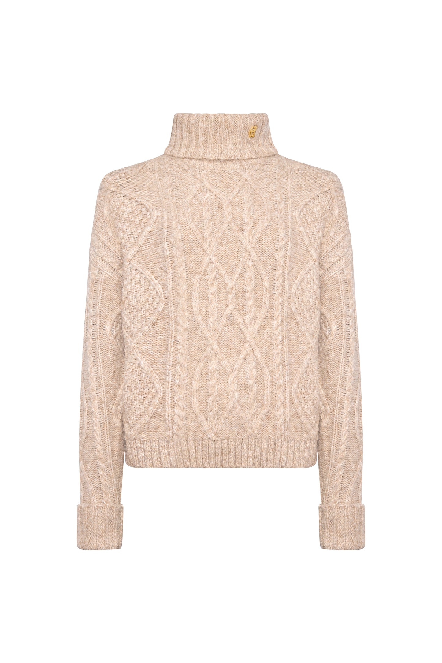 Noveli Roll Neck Knit (Taupe)