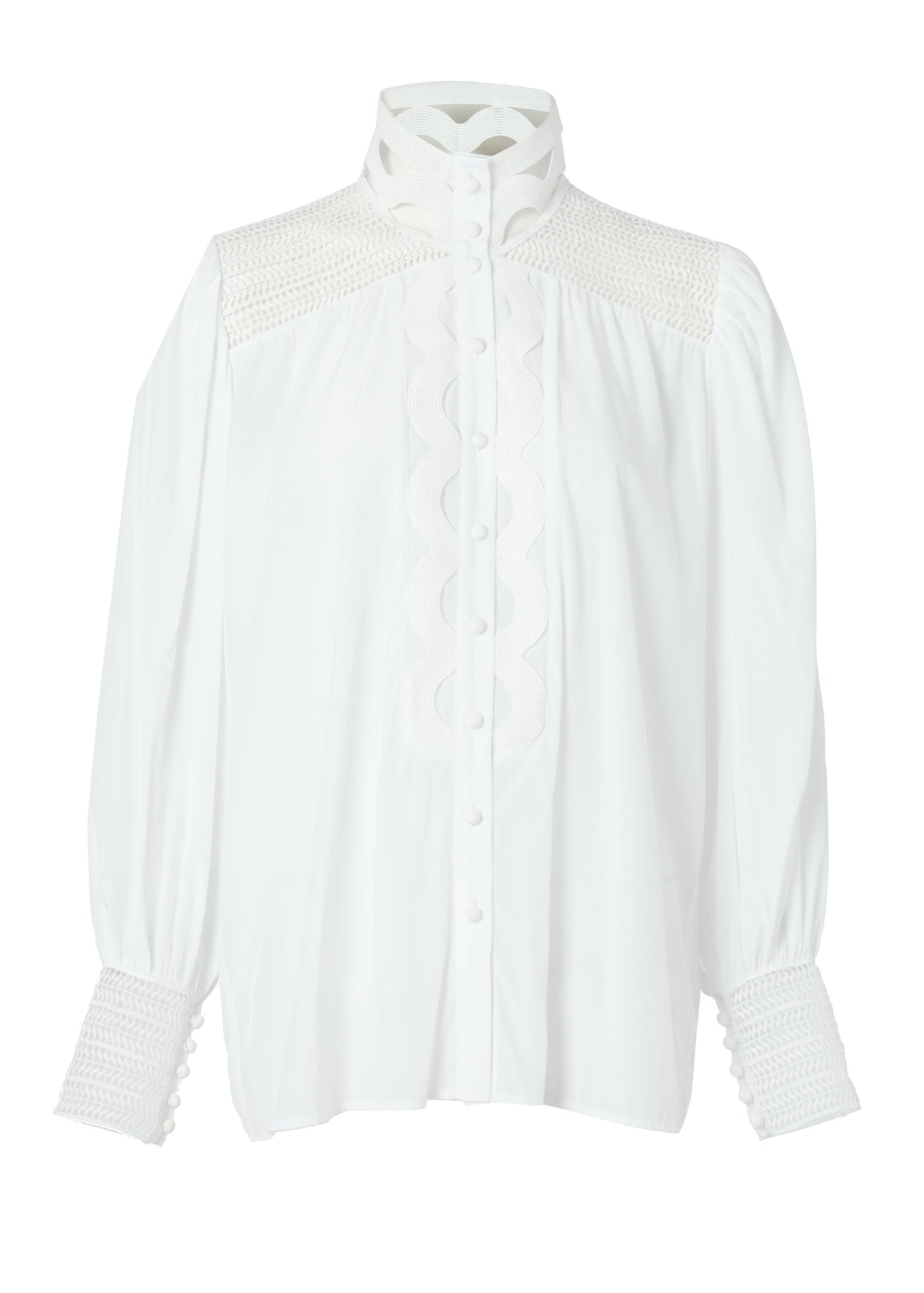 Featherton Lace Shirt (White)