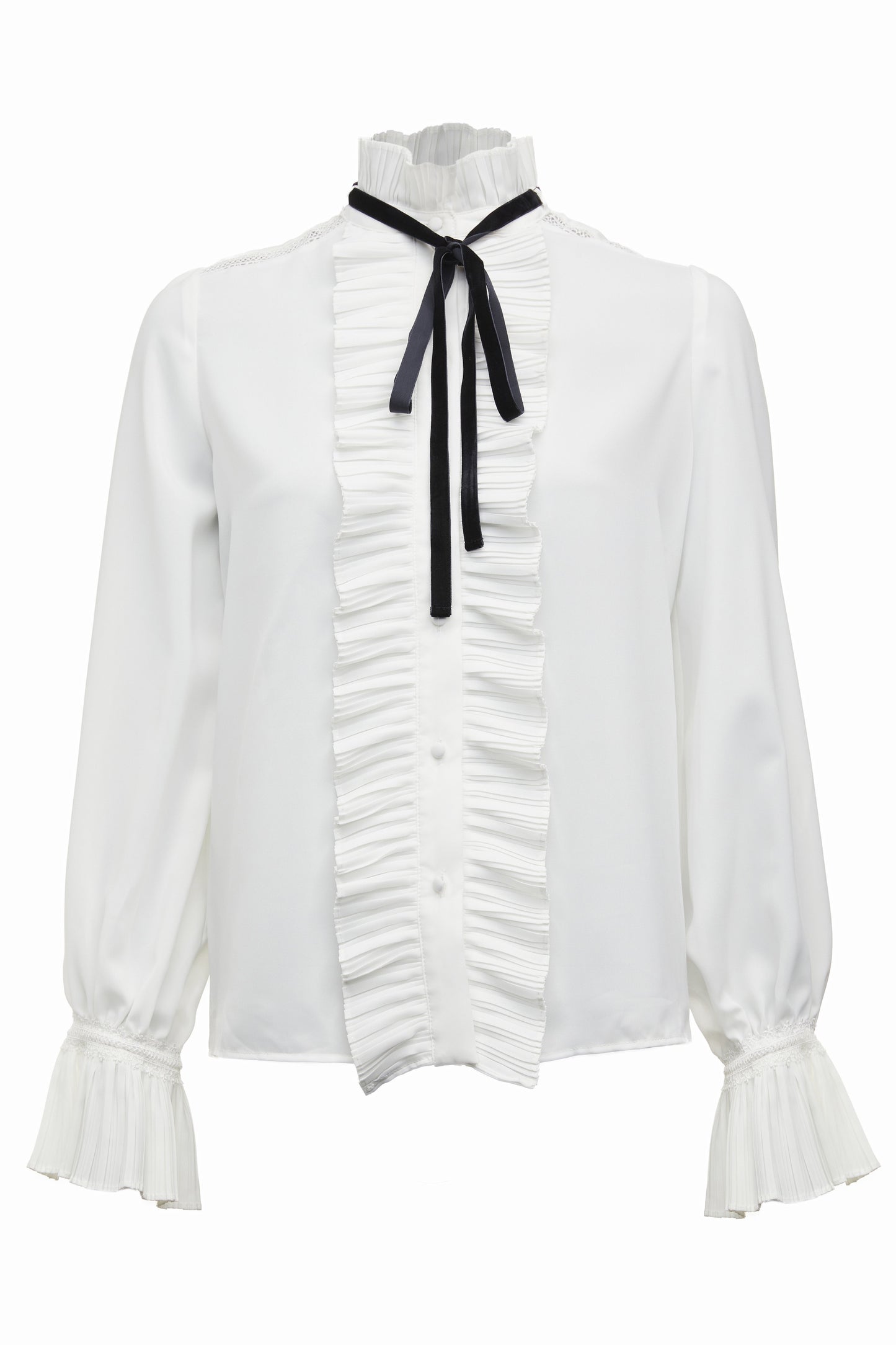 Olivia Tie Shirt (White)