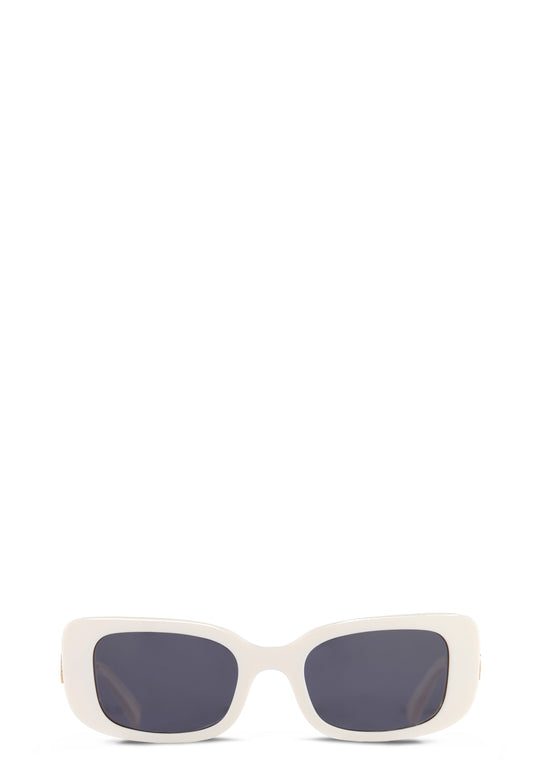 Paris Narrow Sunglasses (Ecru)