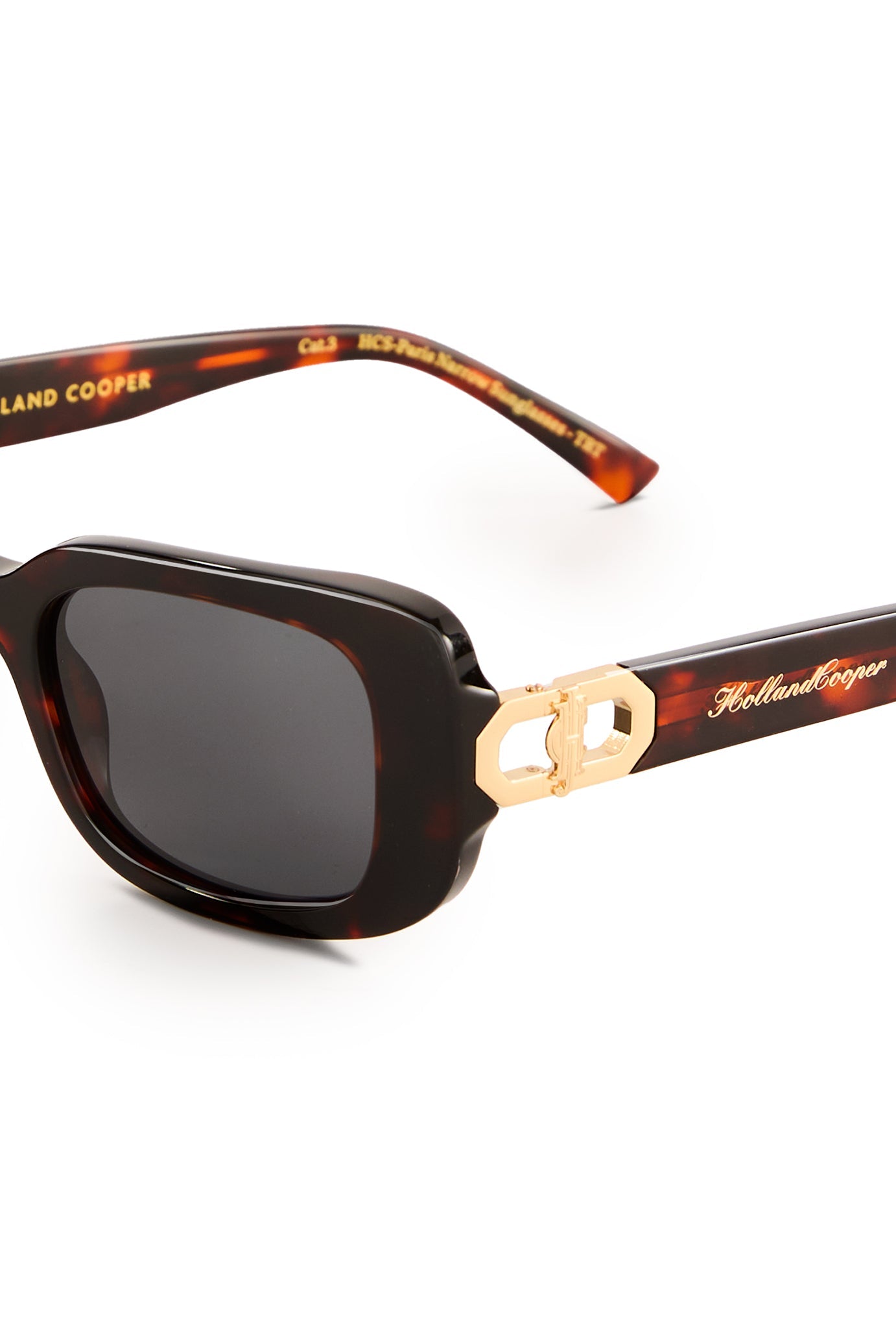 Paris Narrow Sunglasses (Tortoiseshell)