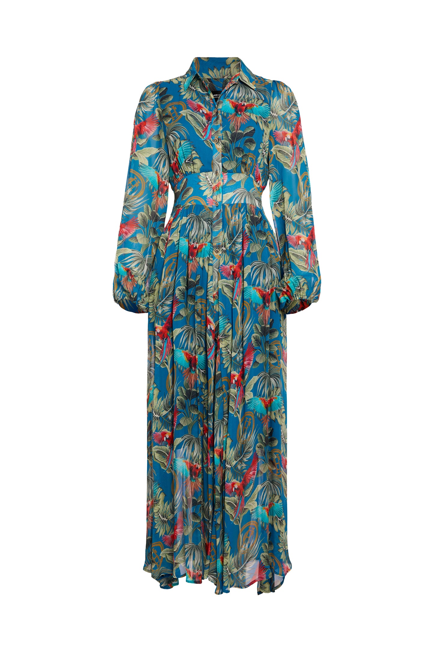 Paros Shirt Dress (Macaw Cobalt)