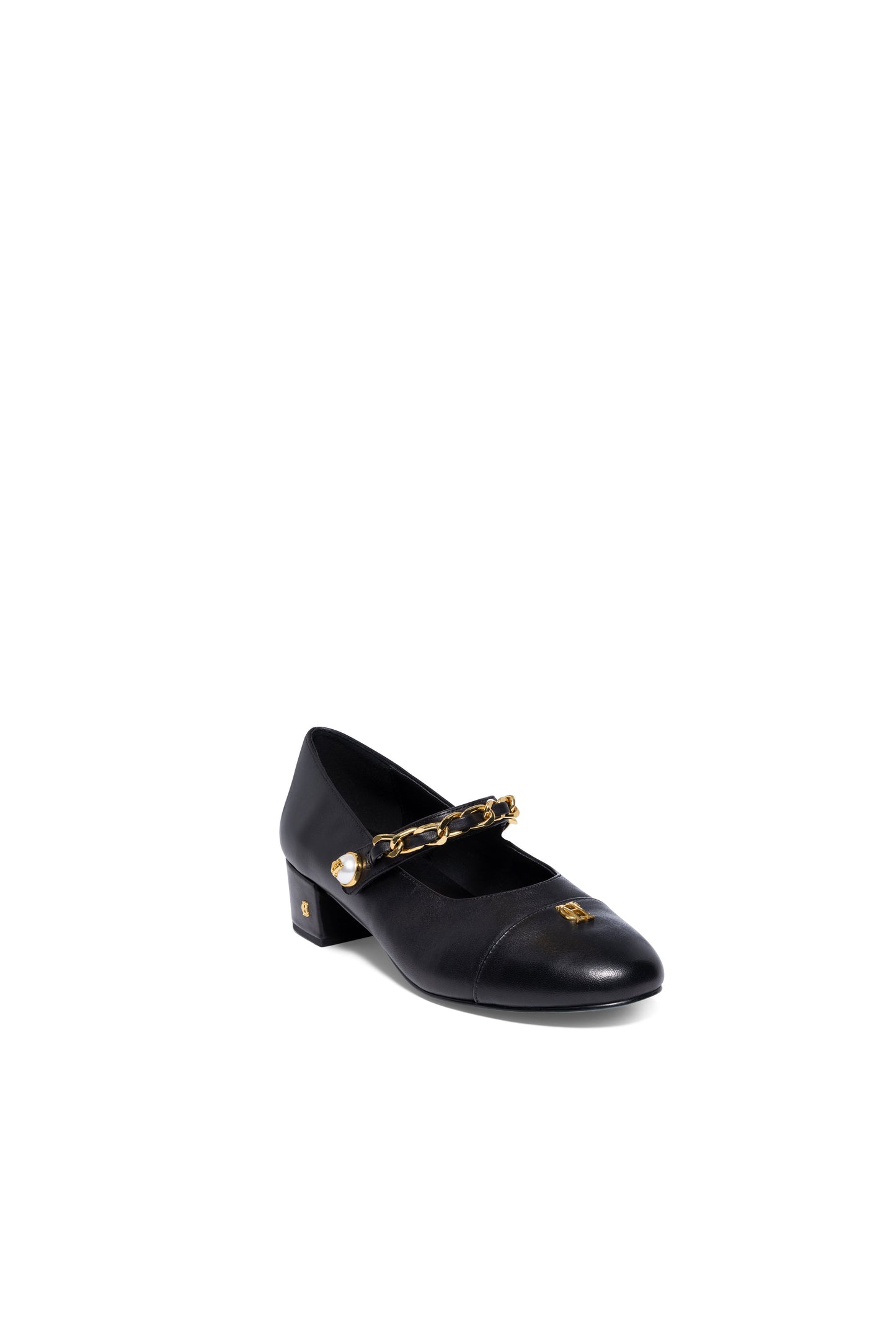 Pearl Ballet Mid Heel (Black)