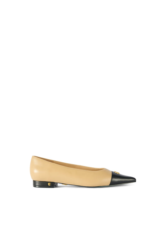 Pointed Ballet Shoe (Nude Black)