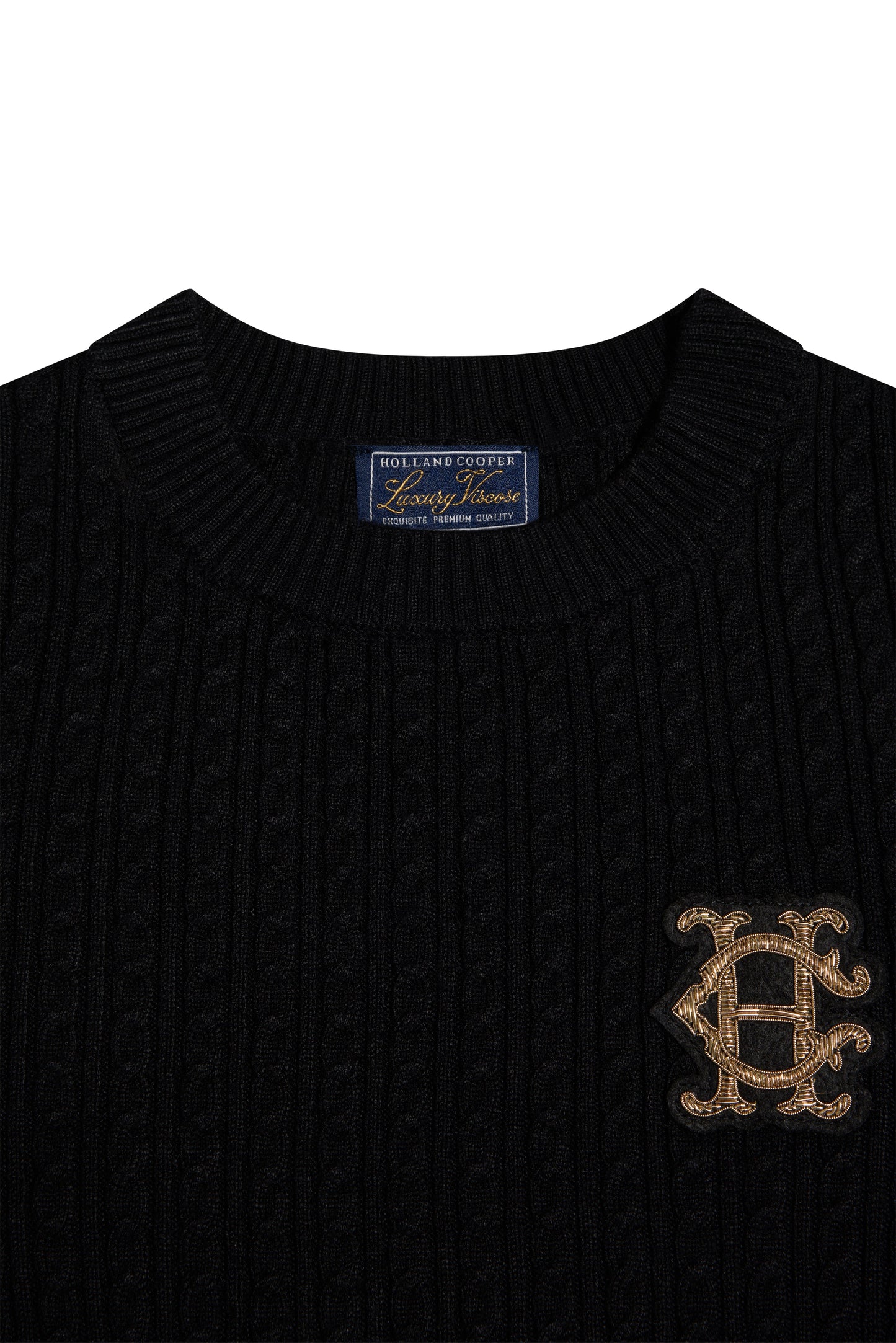 Princeton Crew Neck Knit (Black)