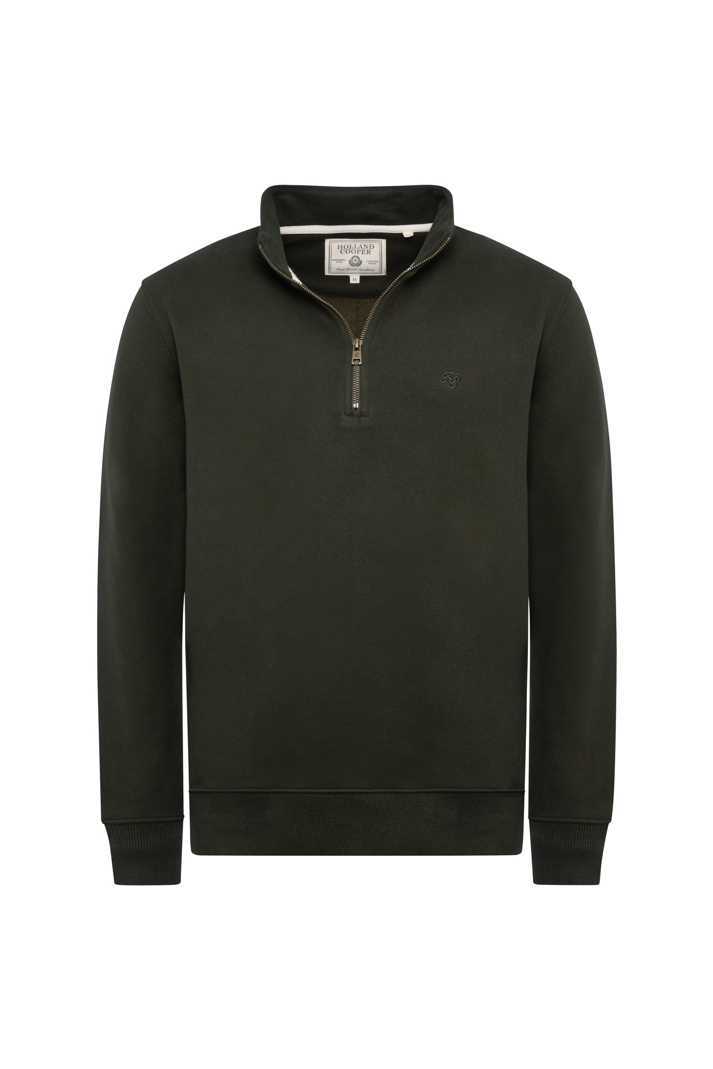 Men's Quarter Zip Sweat (Racing Green)