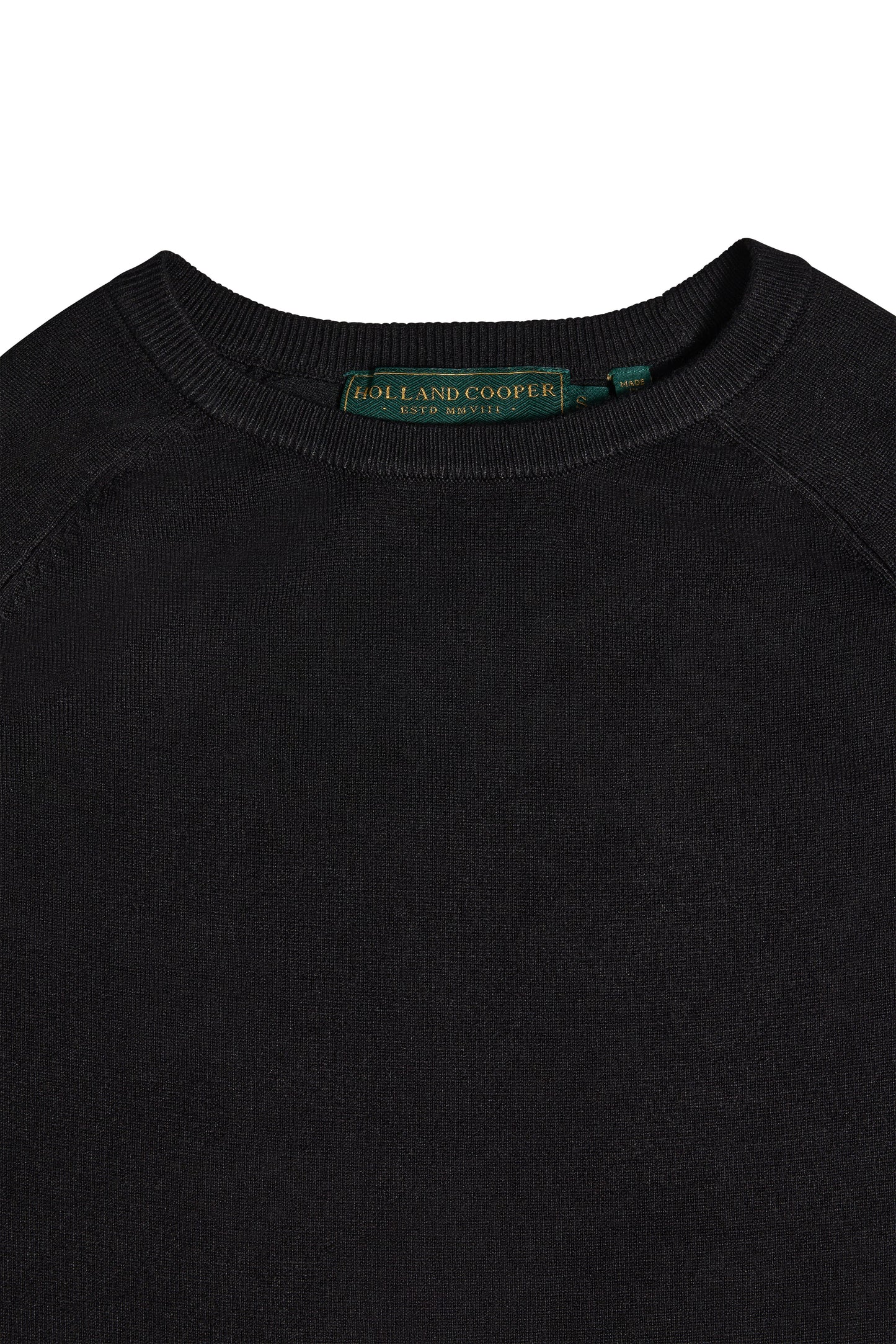 Queensbury Crew Neck Knit (Black)