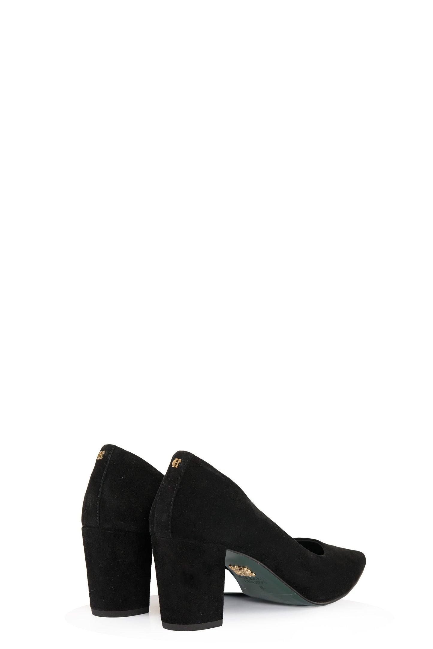 Regency Court Shoe (Black Suede)