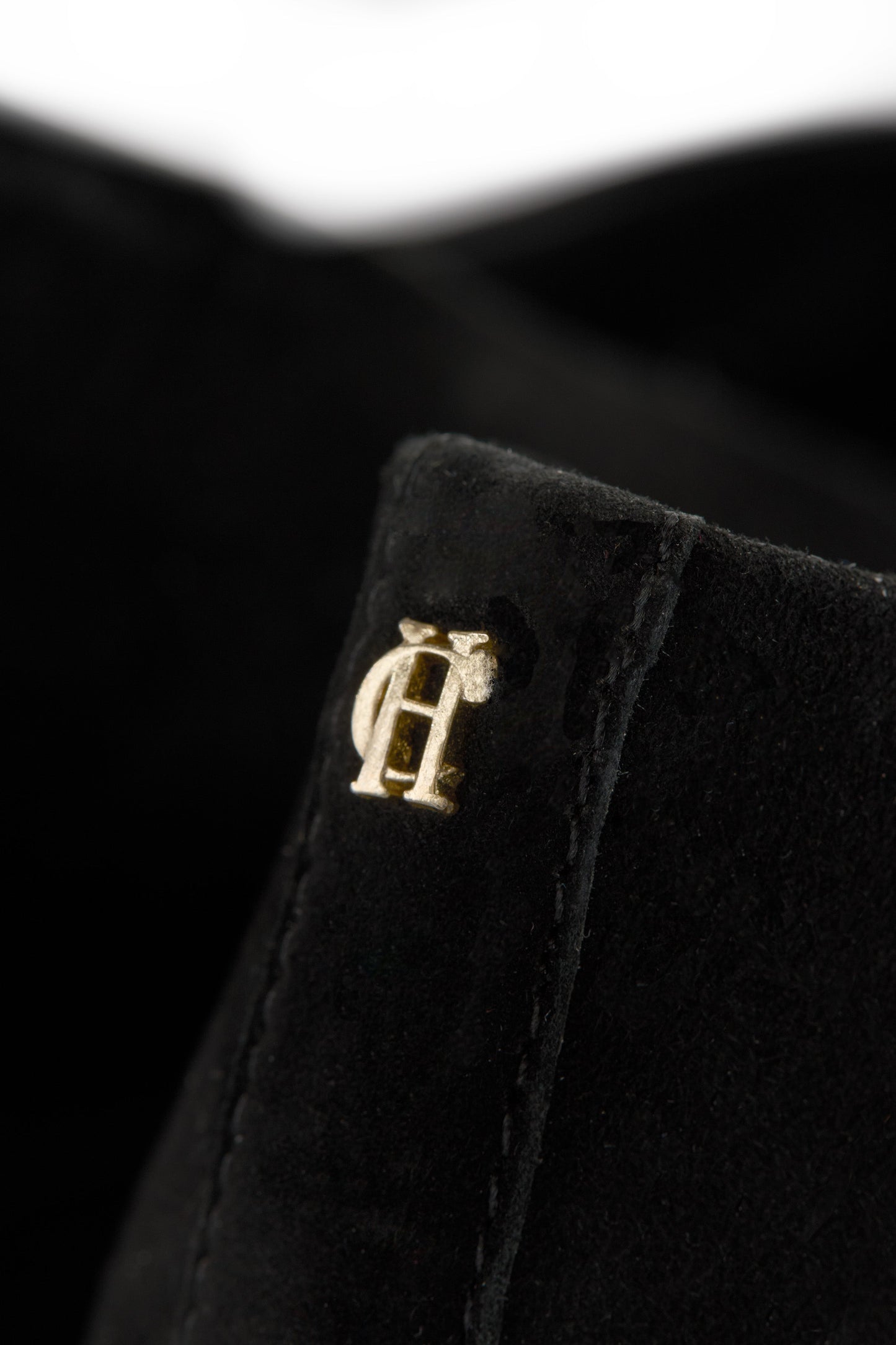 Regency Court Shoe (Black Suede)