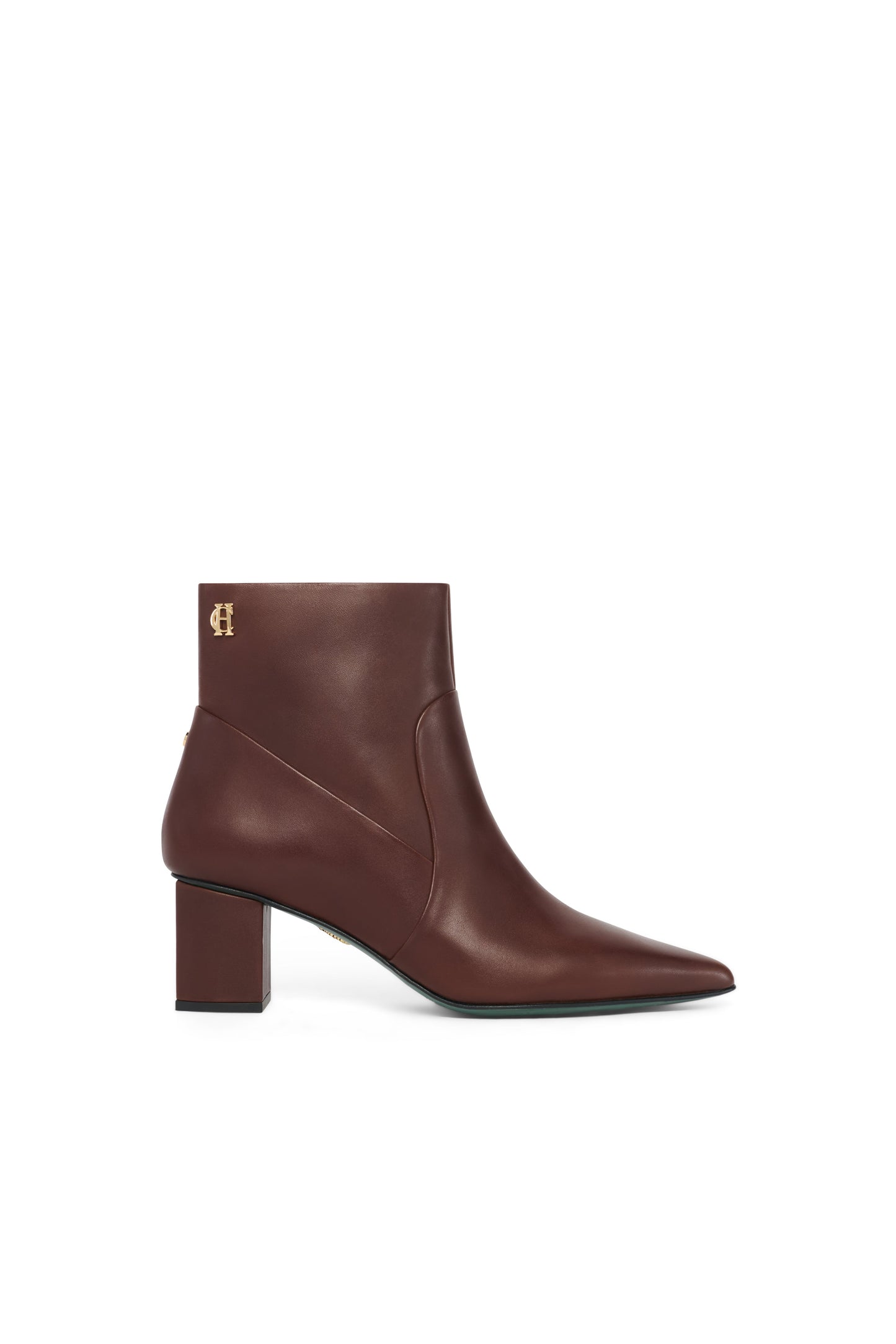 Regency Mid Heel Ankle Boot (Rich Chocolate)