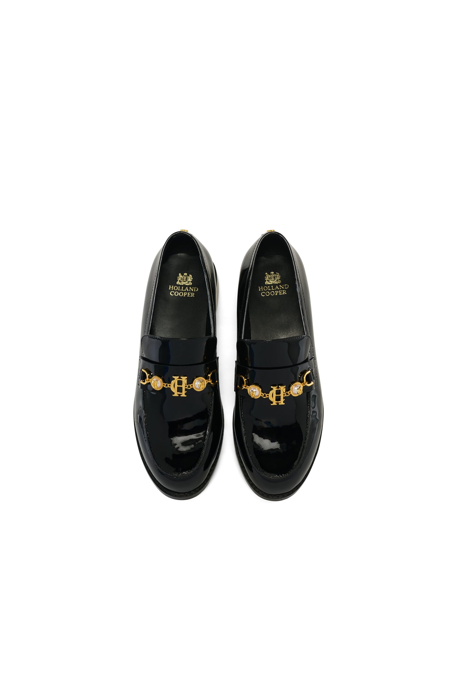 Regency Pearl Loafer (Black Patent)