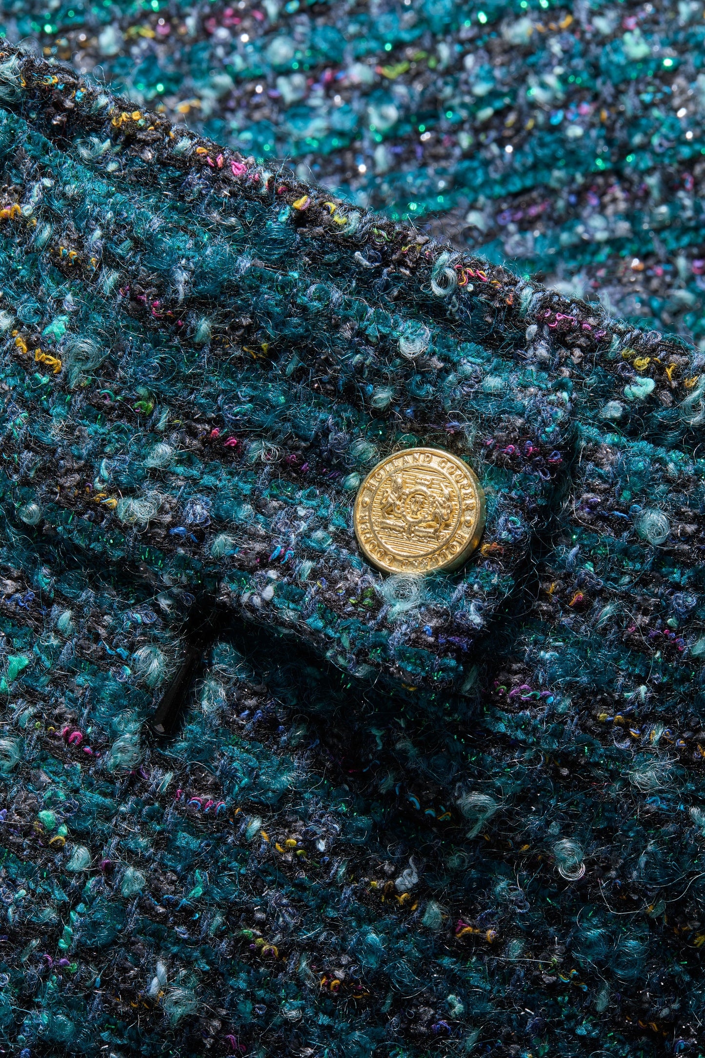 Regency Skirt (Emerald Boucle)