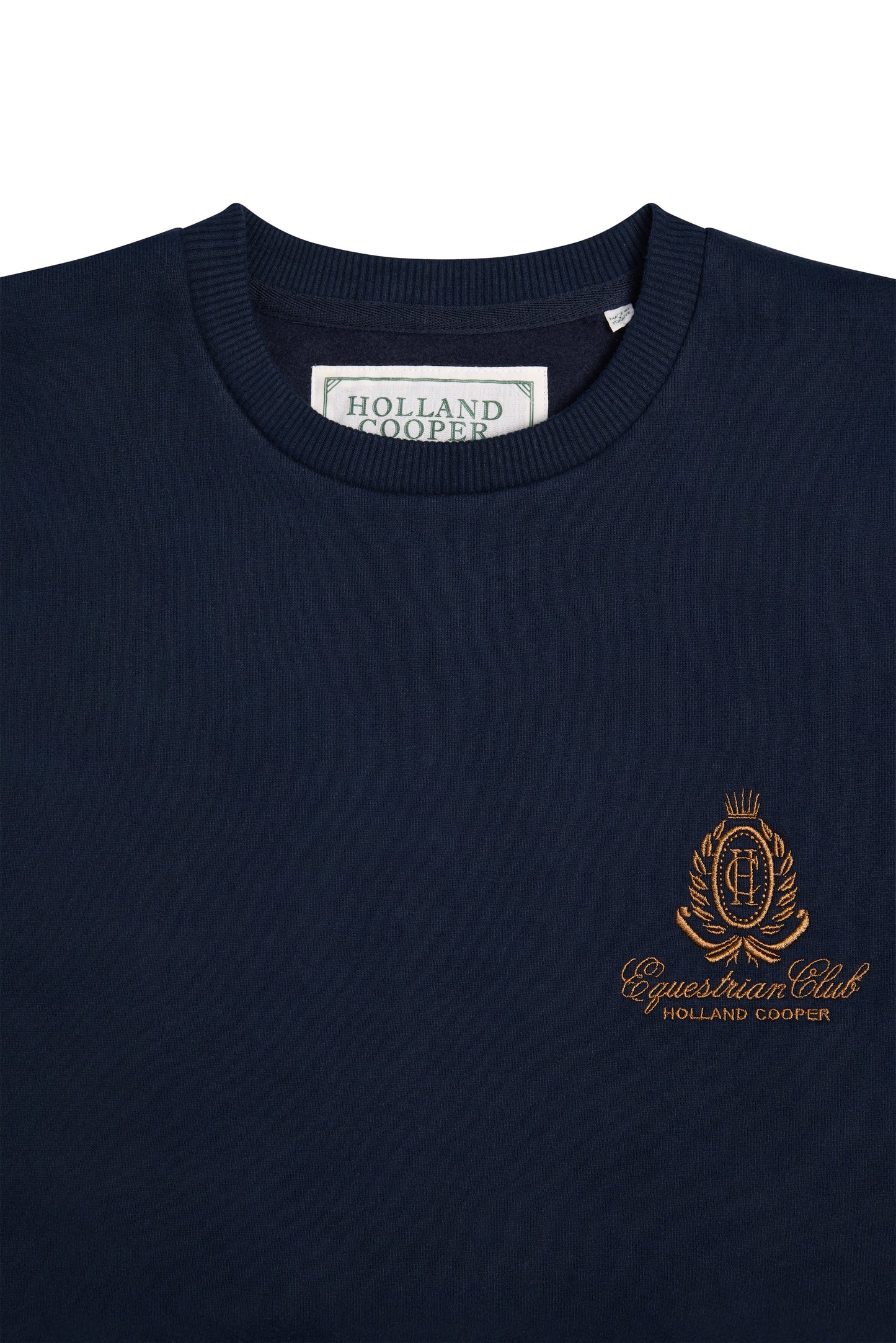 Relaxed Fit Crew Neck Sweat (Ink Navy)