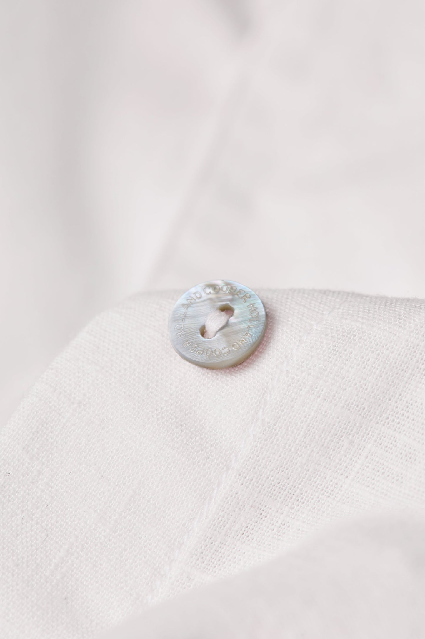 Relaxed Fit Linen Shirt (Optic White)