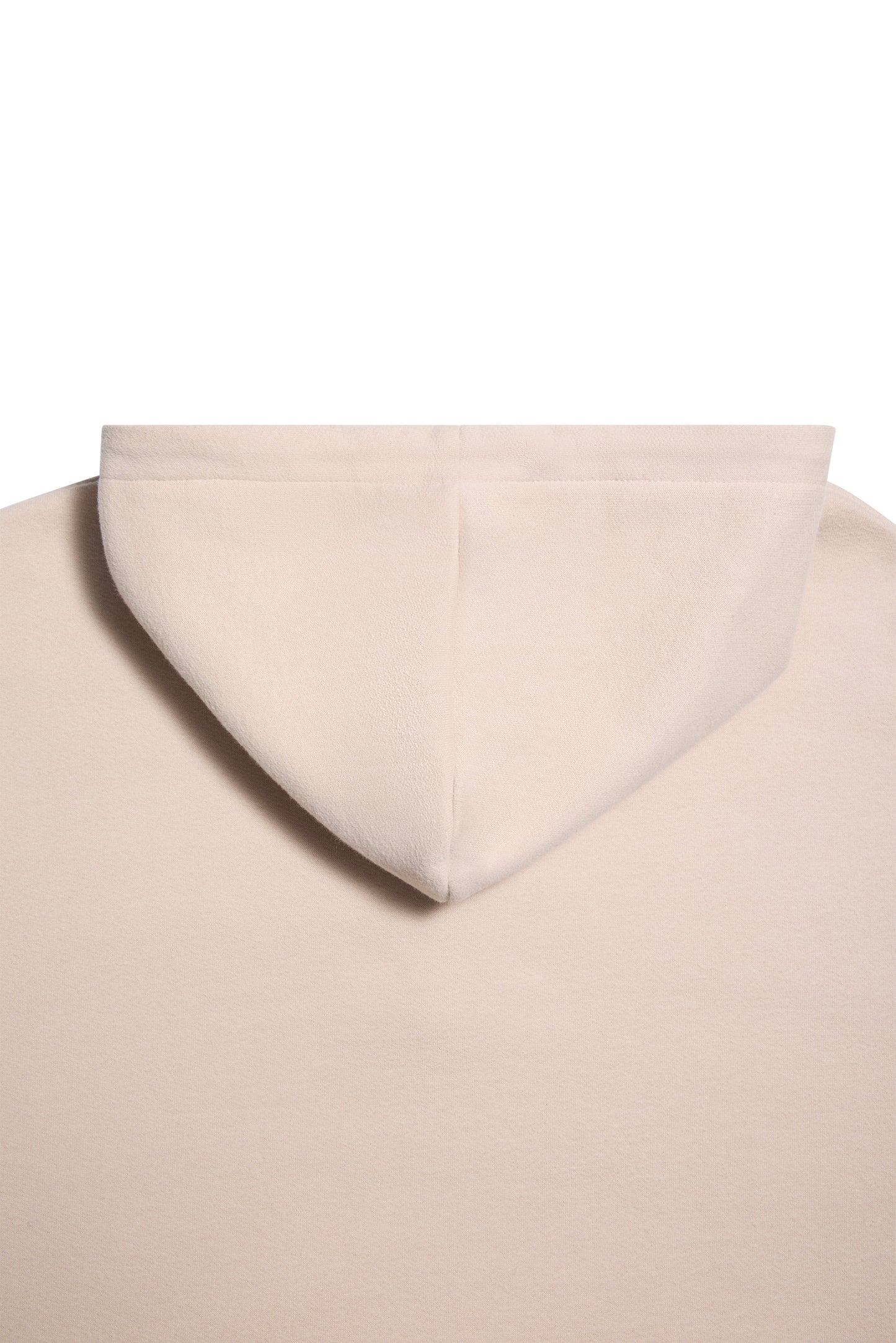 Relaxed Fit Script Hoodie (Stone)