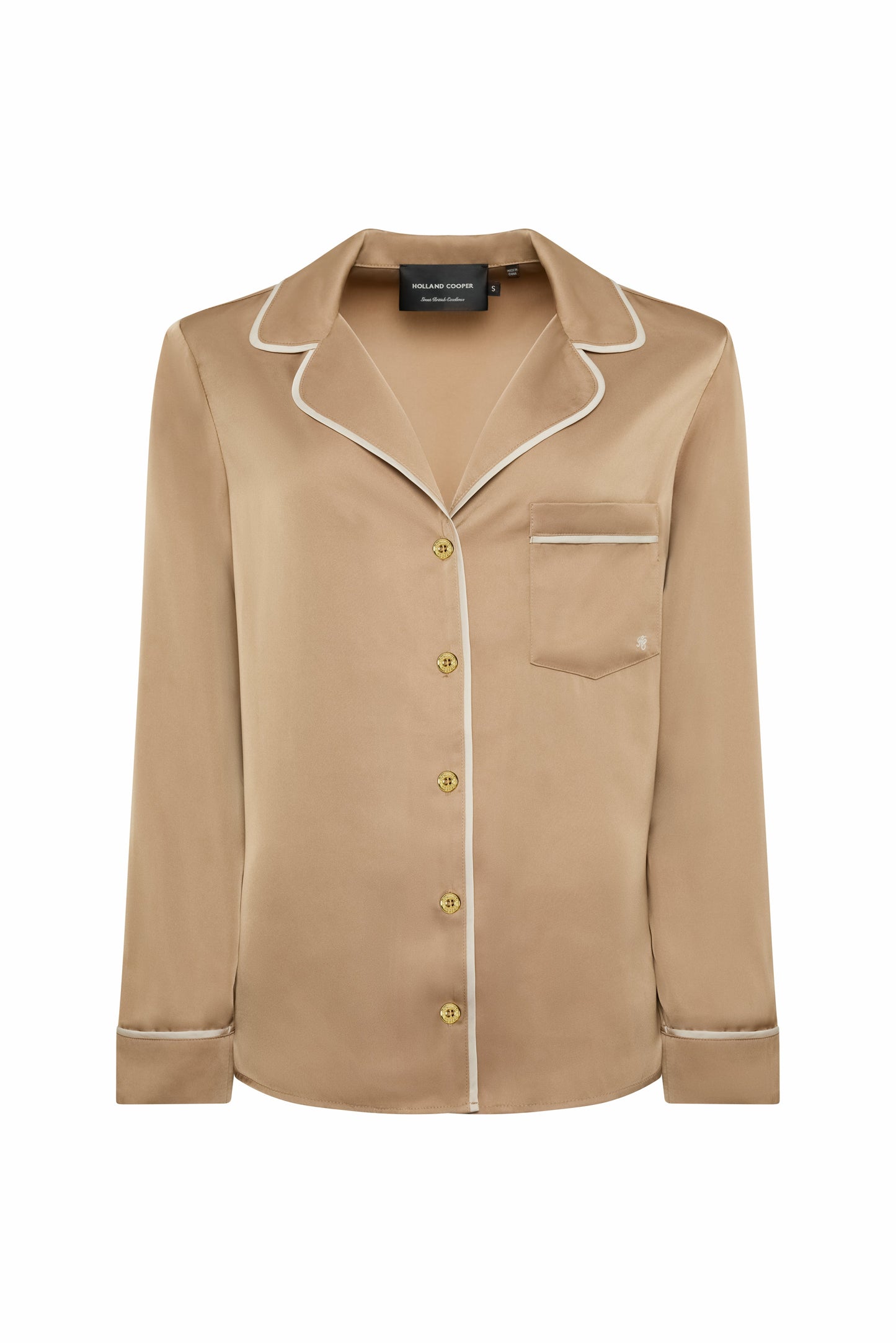 Satin Pyjama Set (Champagne)