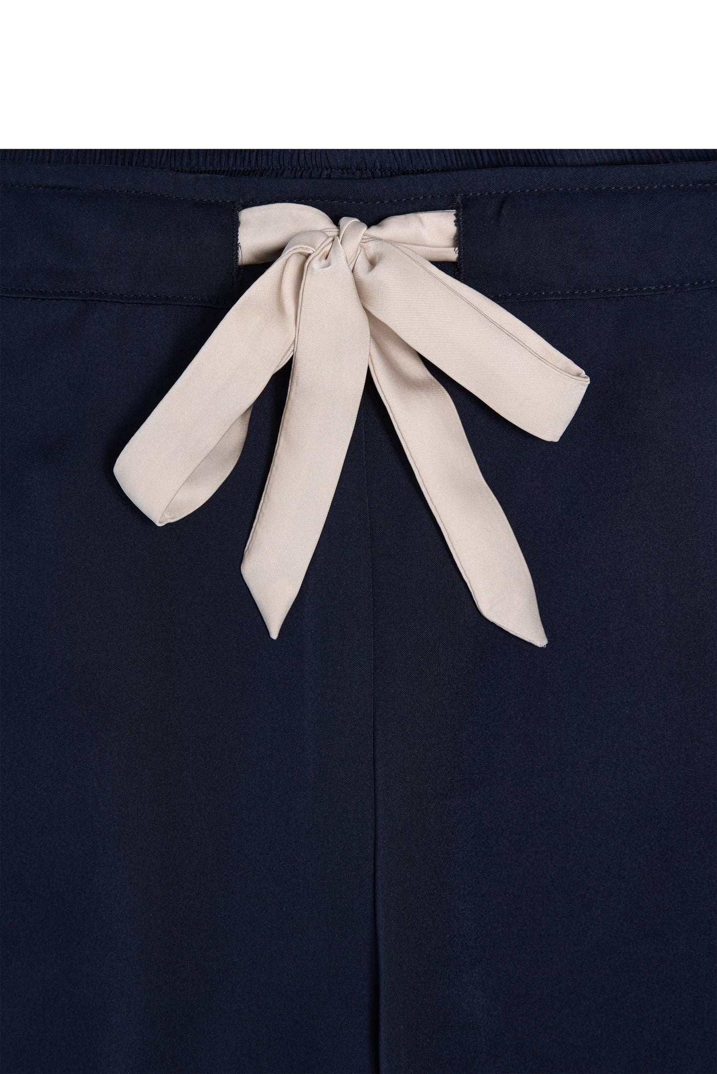 Satin Pyjama Set (Navy)