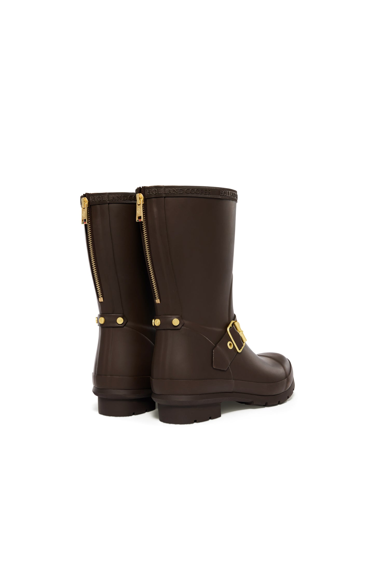 Sherpa Lined Chelsea Wellington (Chocolate Matte Gold)