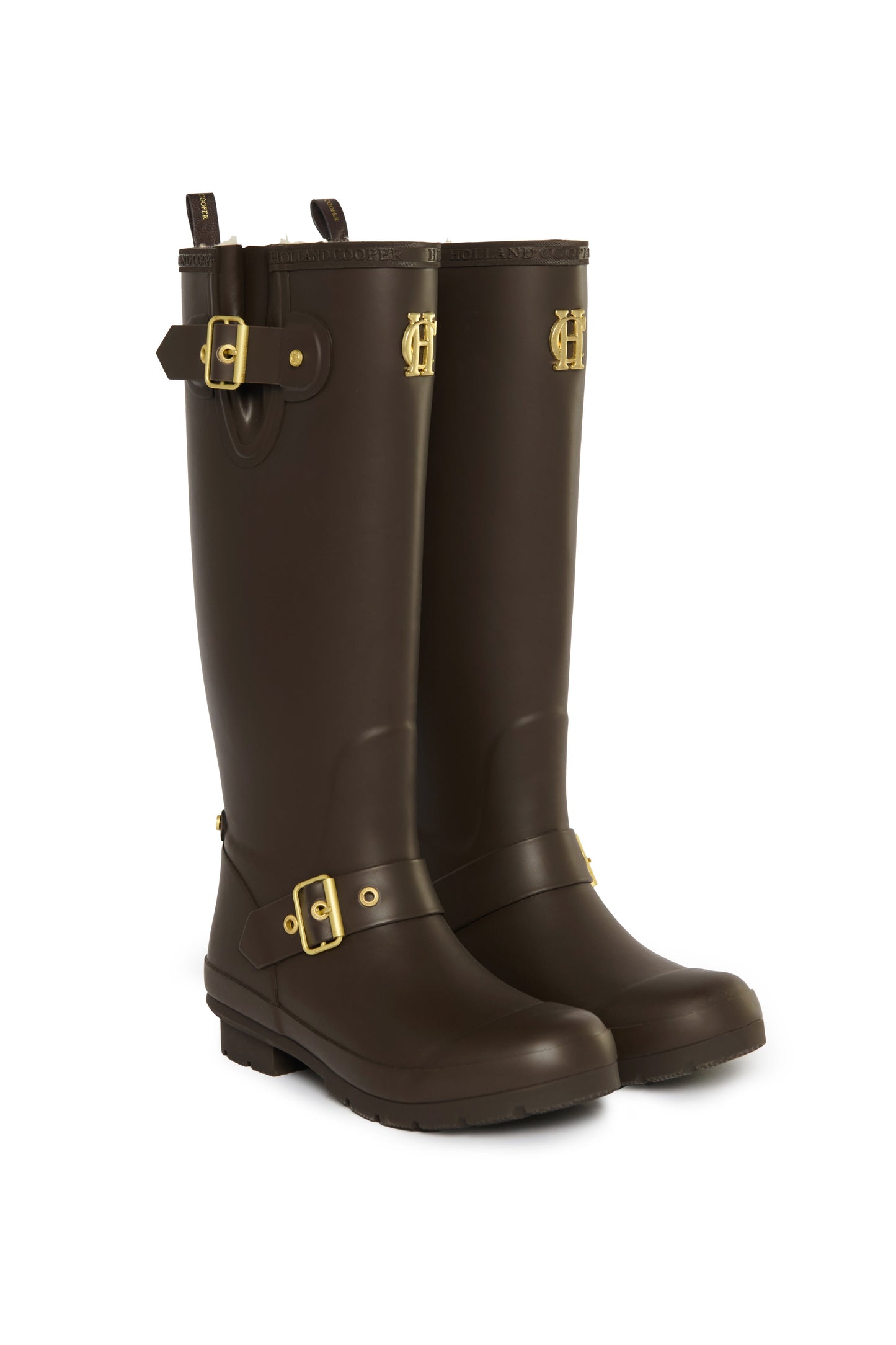 Sherpa Lined Regency Wellington (Chocolate Matte Gold)