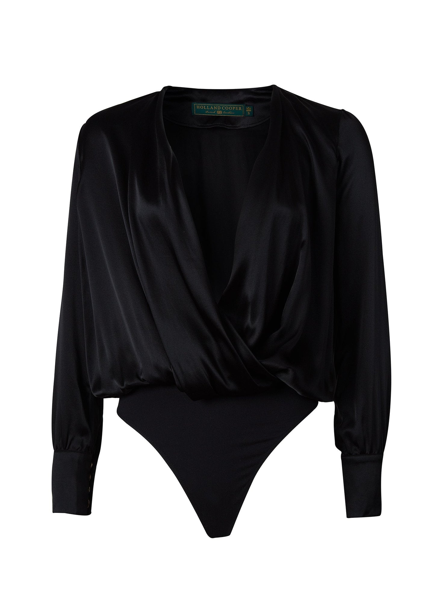Silk Bodysuit (Black)