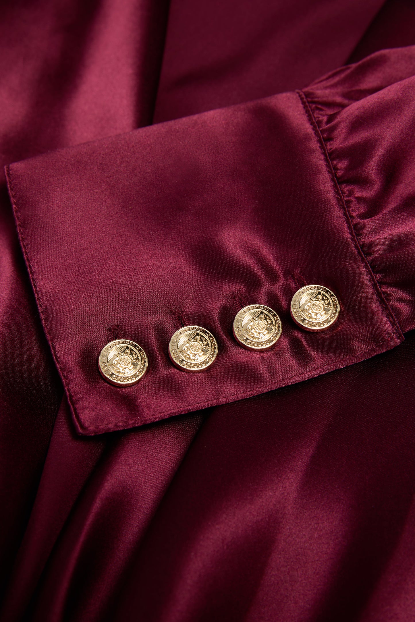 Silk Bodysuit (Burgundy)