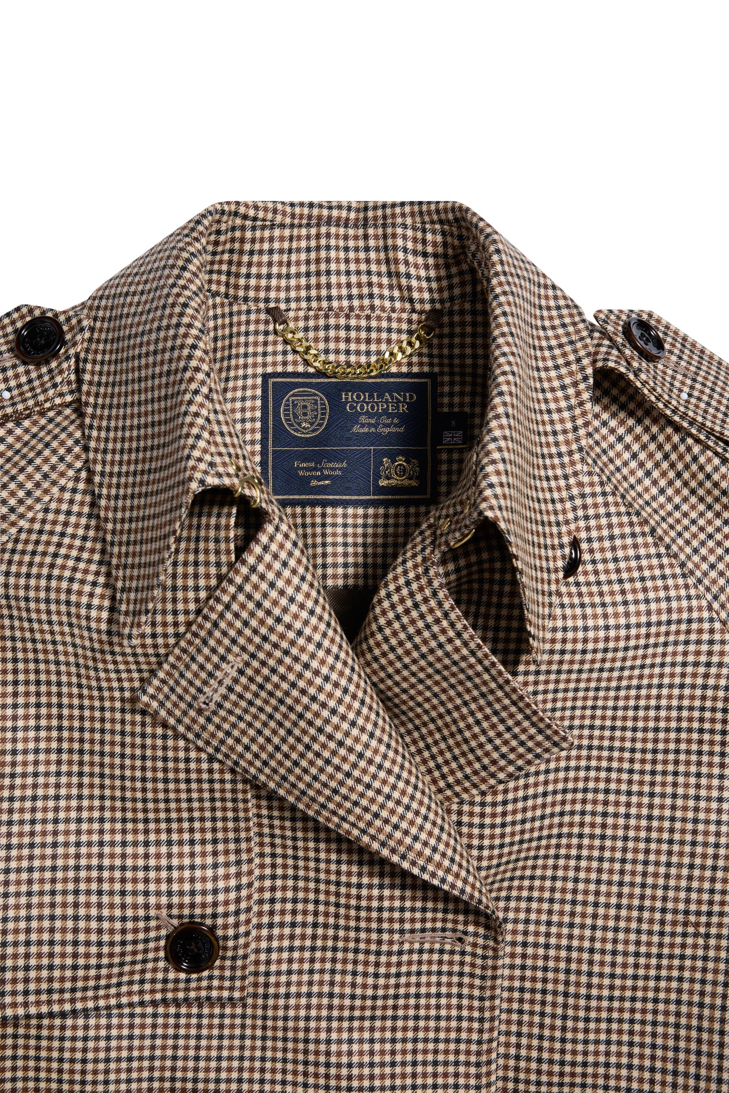 Full Length Soho Trench Coat (Westminster Tweed)