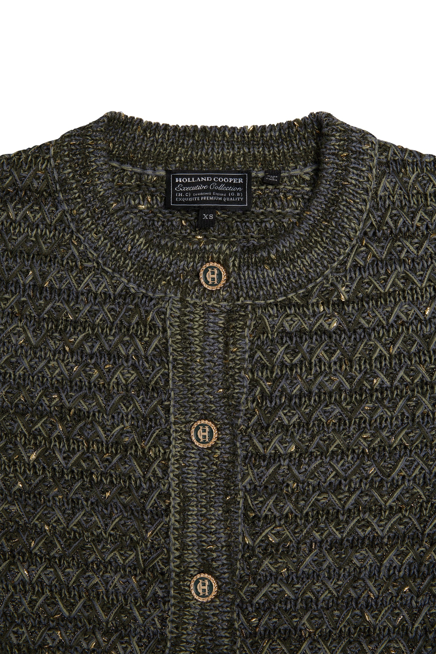 Sofia Knitted Jacket (Green)