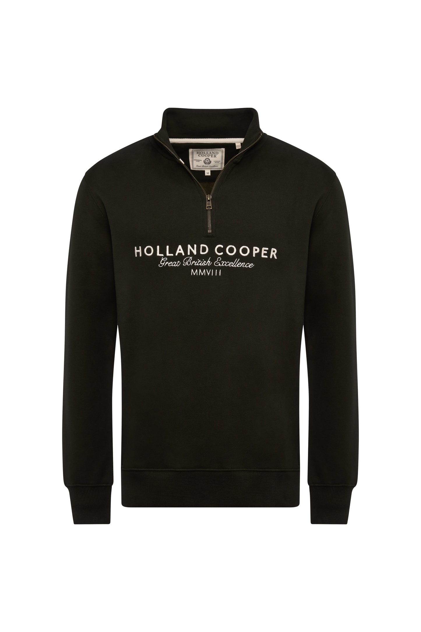 Men's Sporting Goods Zip Henley (Racing Green)