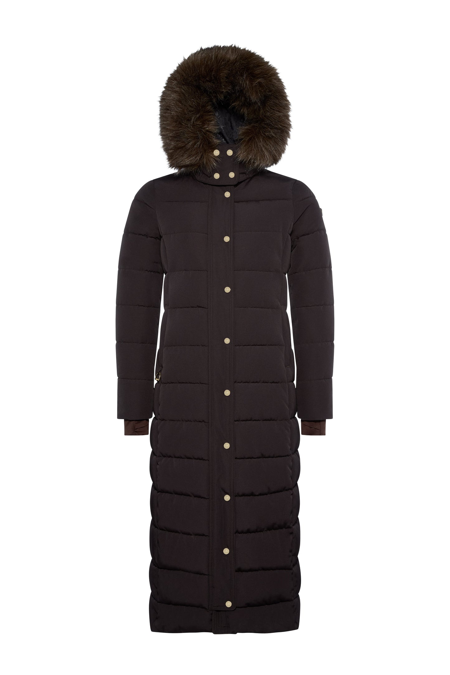 Stoneleigh Longline Coat (Chocolate)