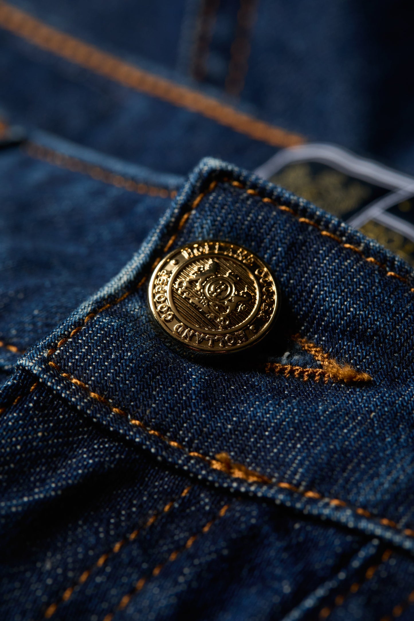 Utility Denim Shorts (Deep Indigo)