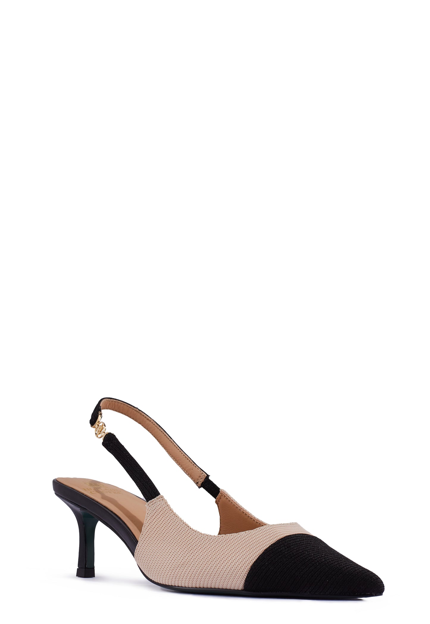 Regency Kitten Heel (Nude Black)