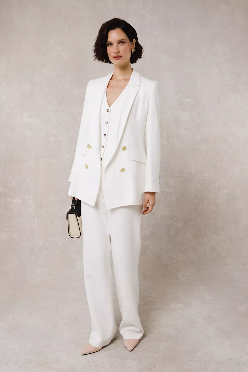 Hampton Waistcoat (Oyster Linen)