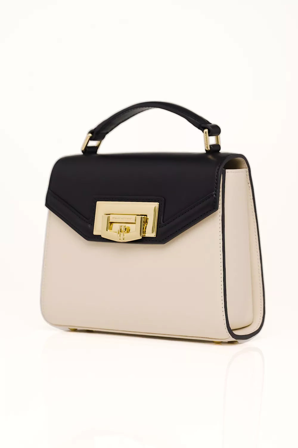 Mini Cheltenham Bag (Cream Navy)