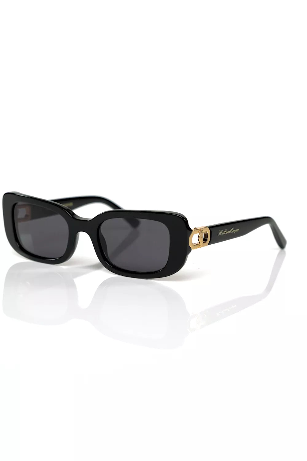 Paris Narrow Sunglasses (Black)