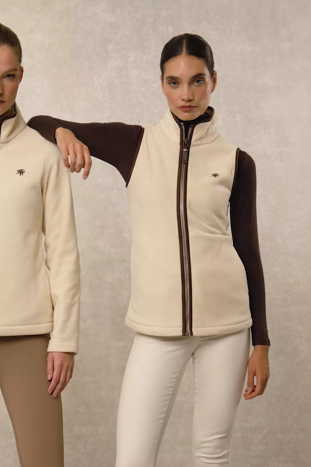 Country Fleece Gilet (Cream)